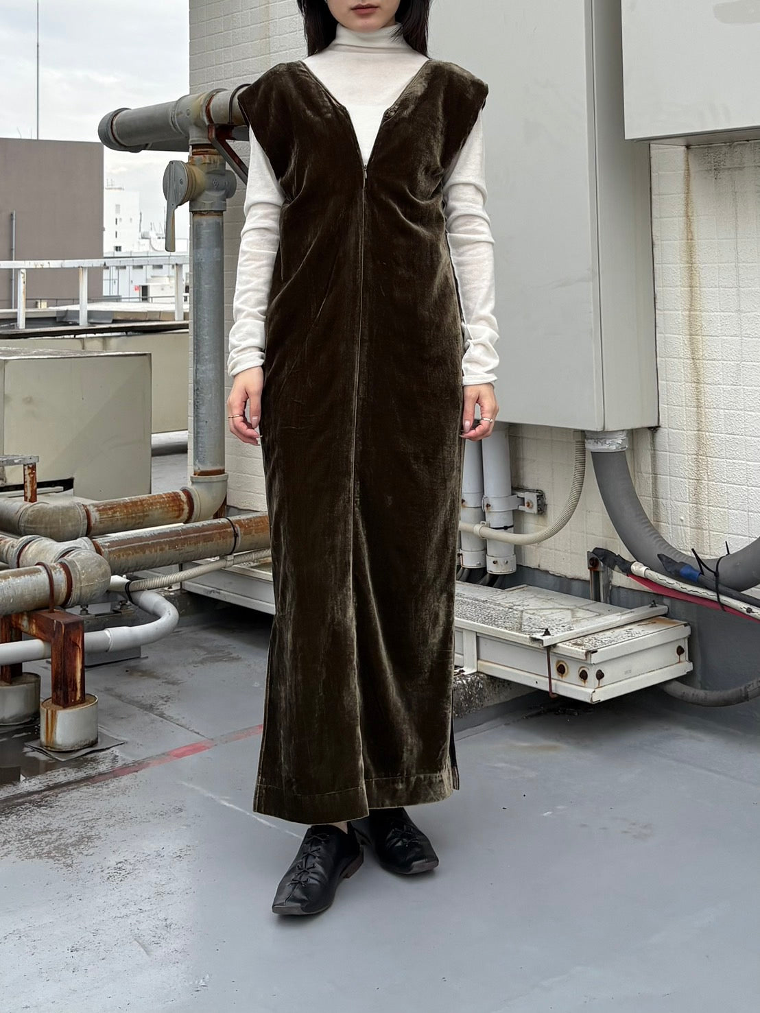 2WAY VELOUR DRESS