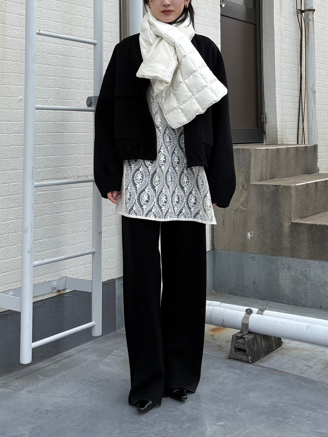 Cashmere brend big pocket blouson