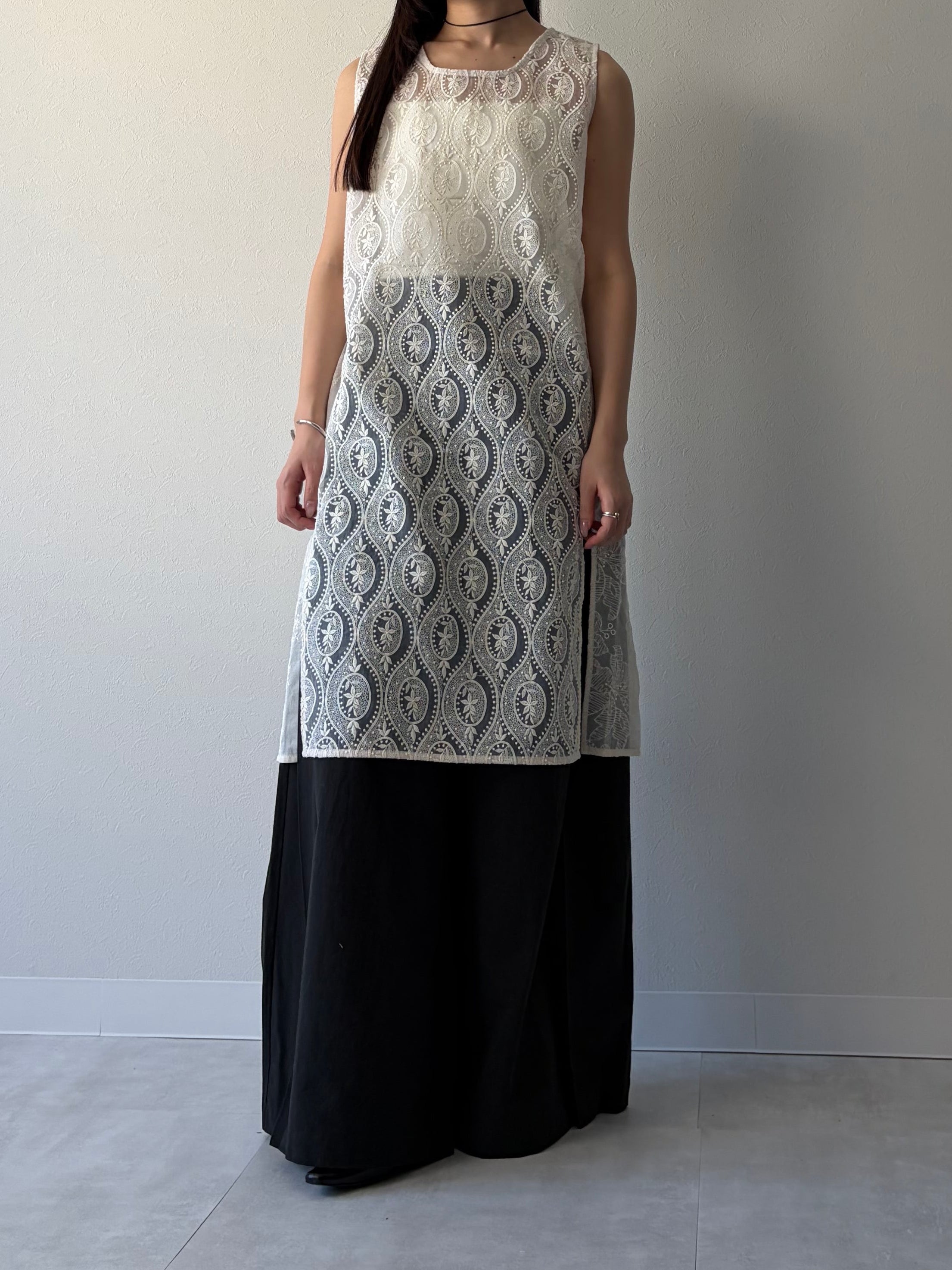 Lace Square Neck Tops