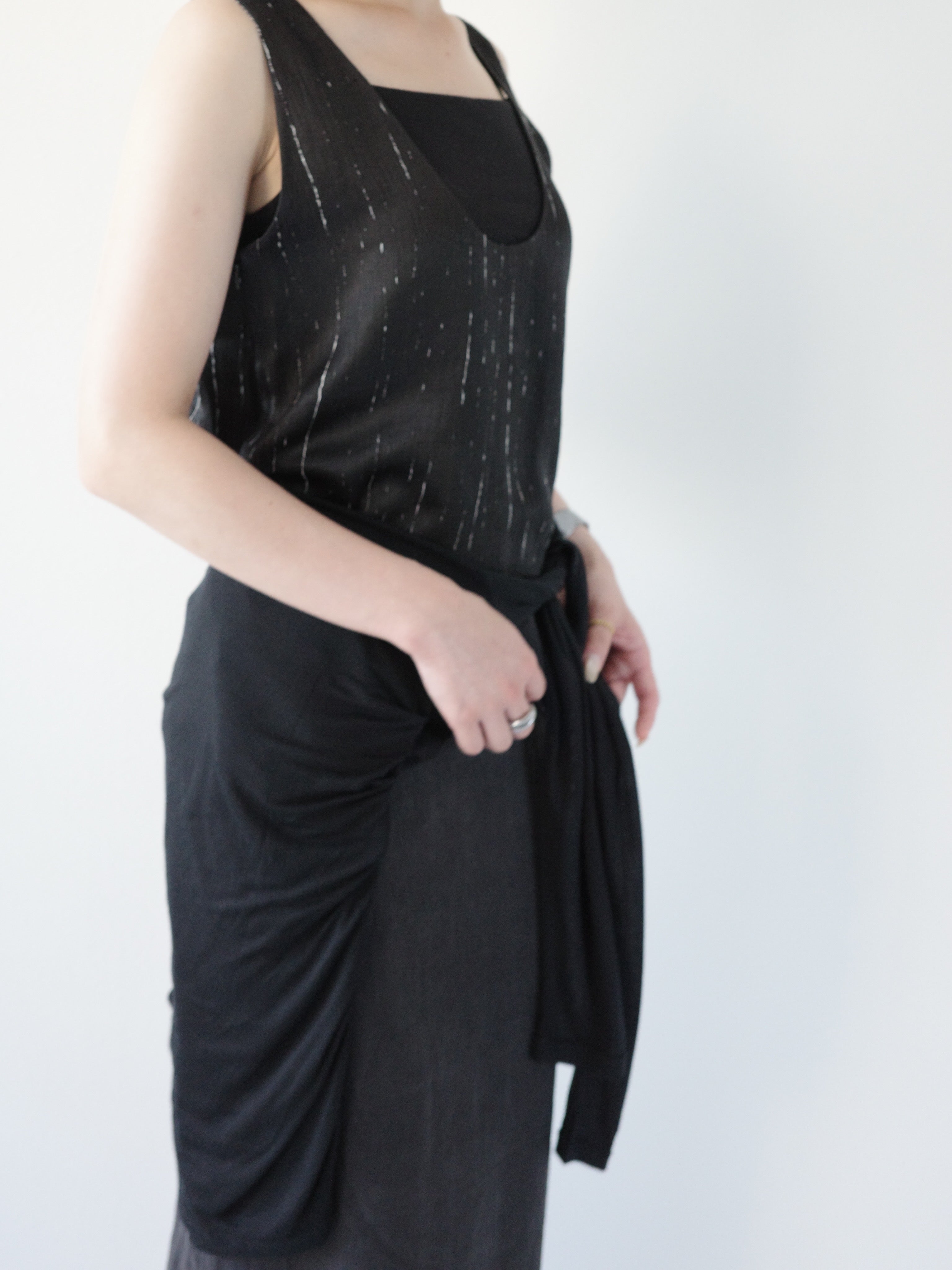 2way satin vest
