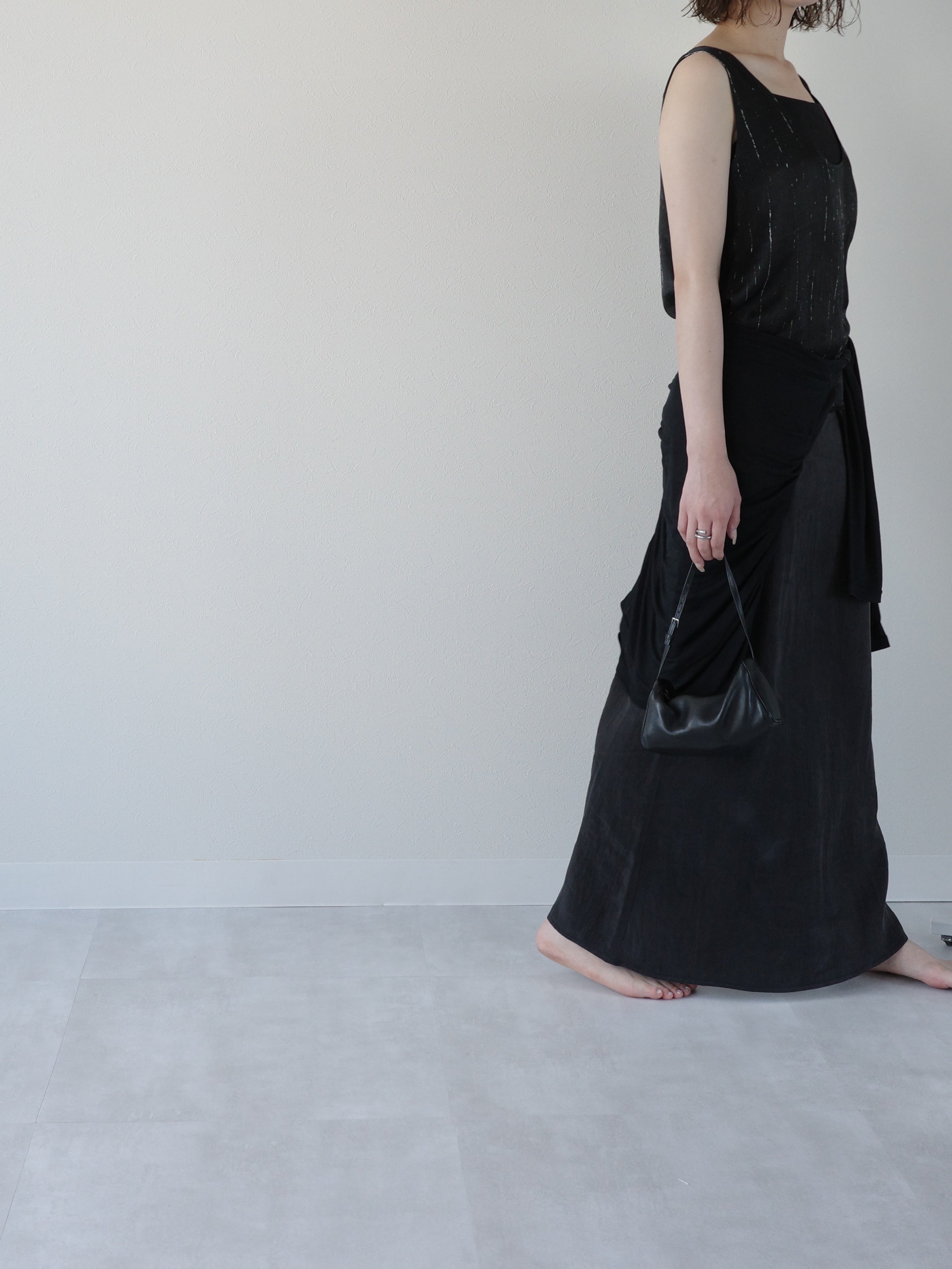 vintage satin mermaid skirt