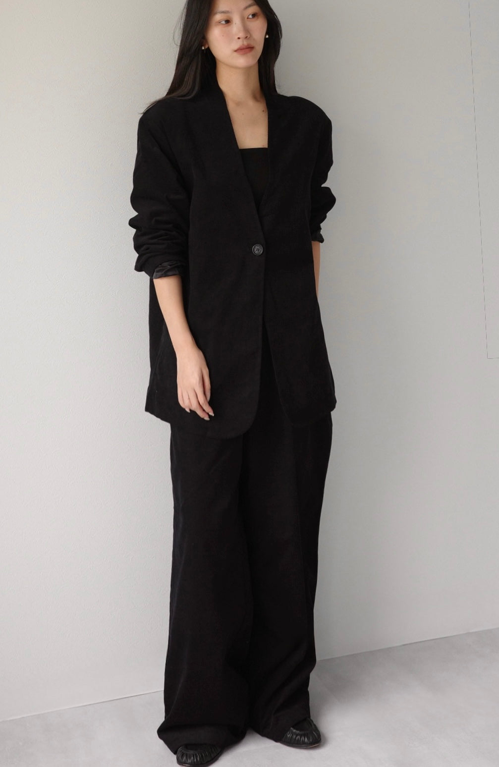 Corduroy Wide Pants