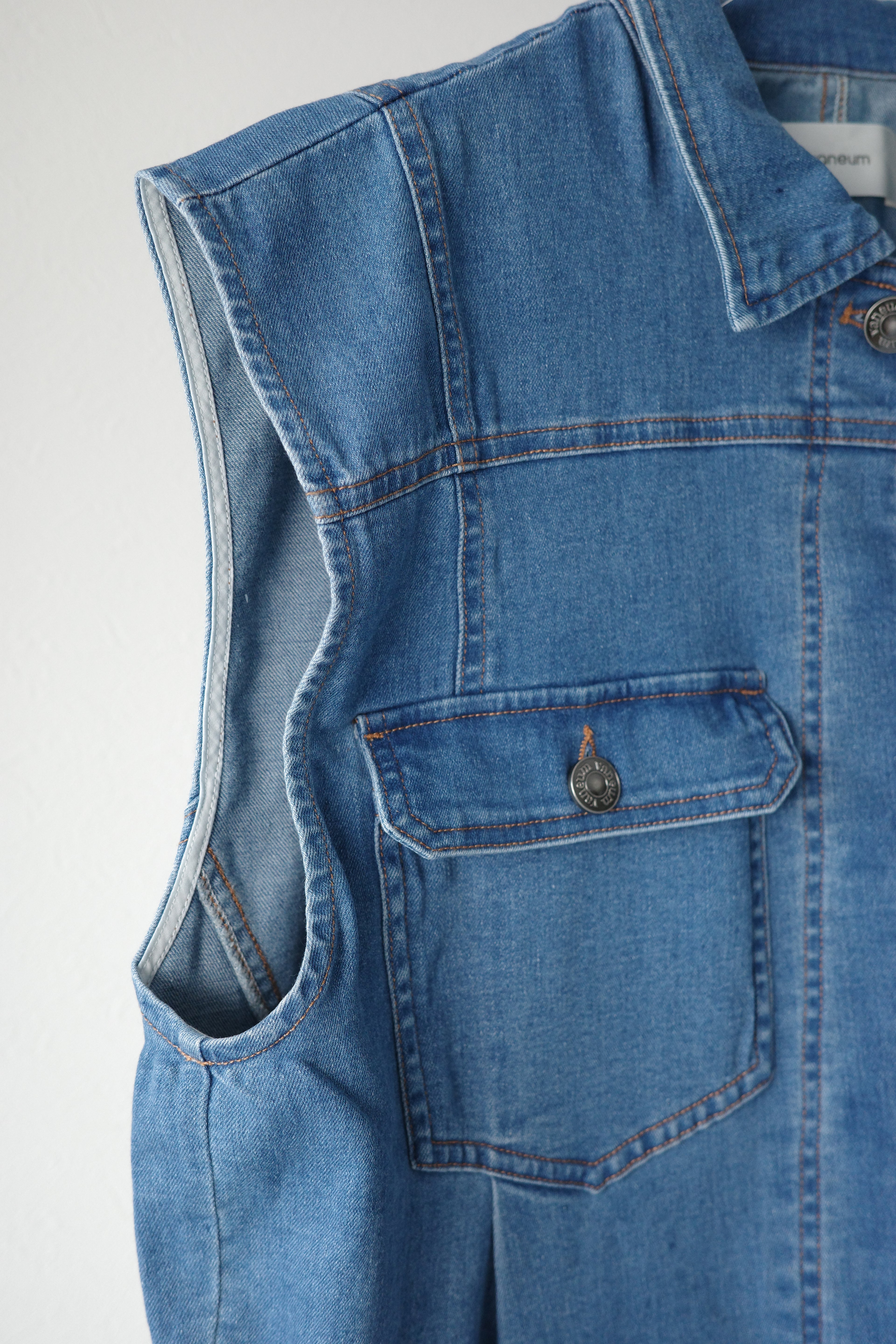 "vaneum" stretch denim overalls