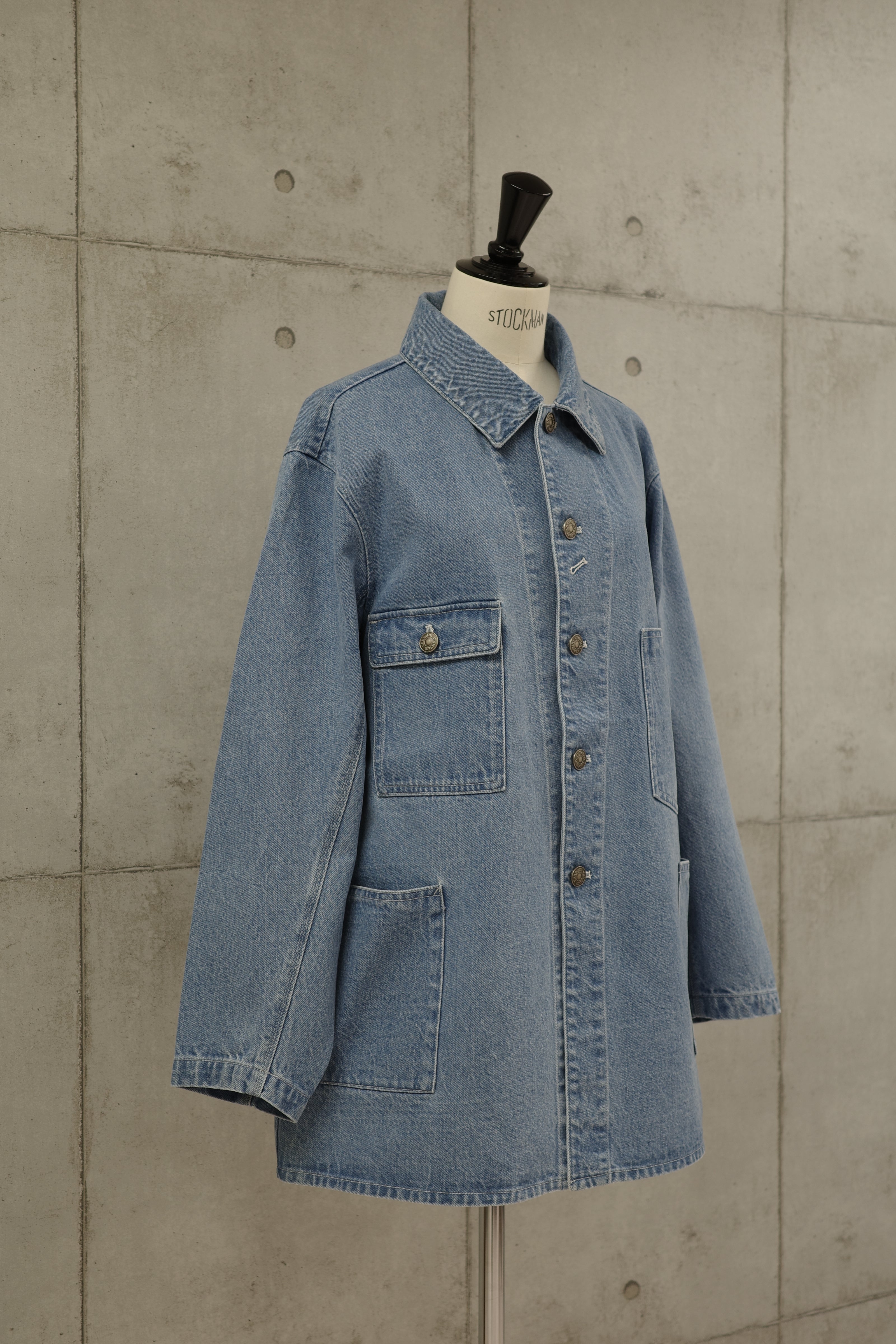 Denim coverall jacket