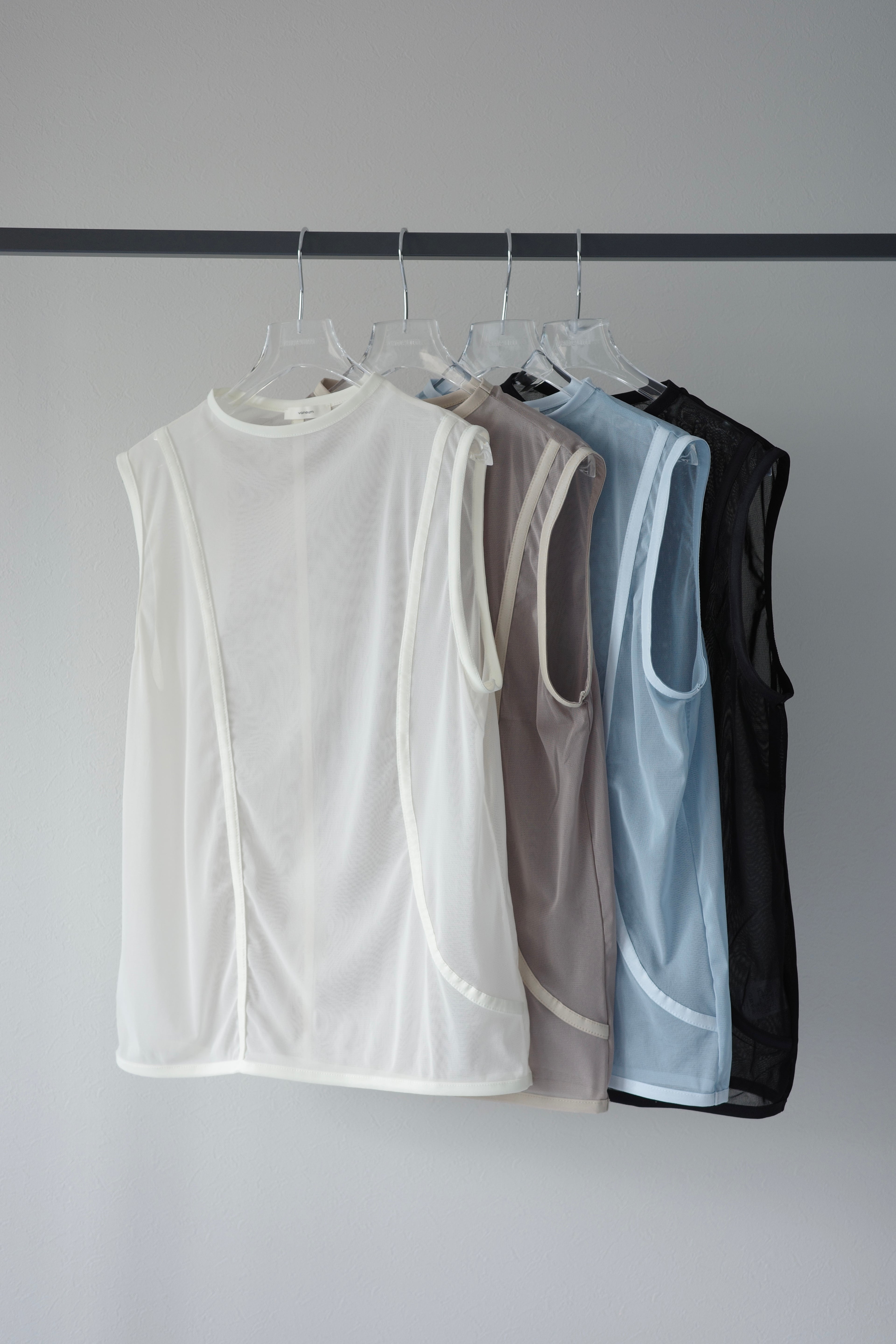 mesh nosleeve top