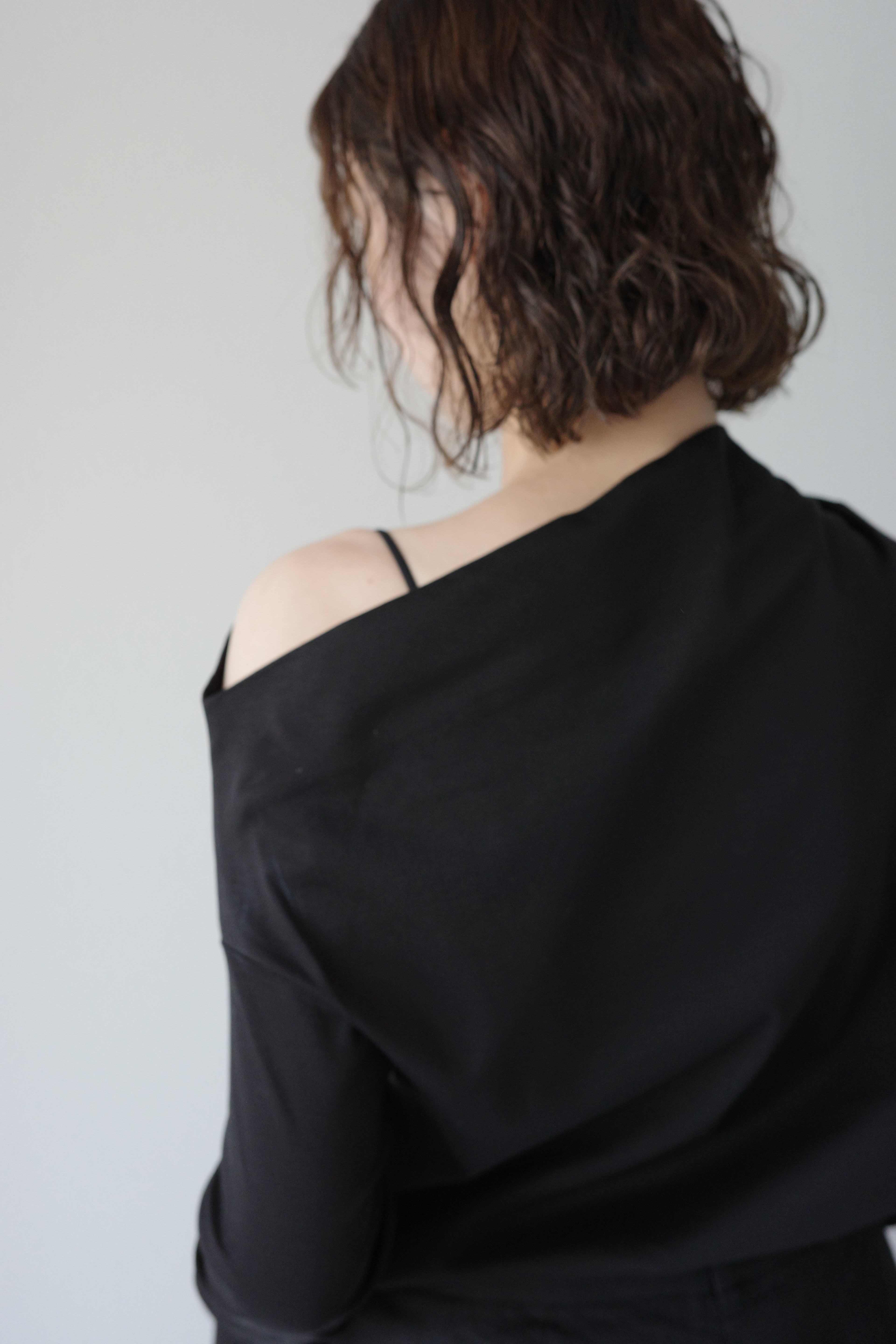 sloped shoulder tops