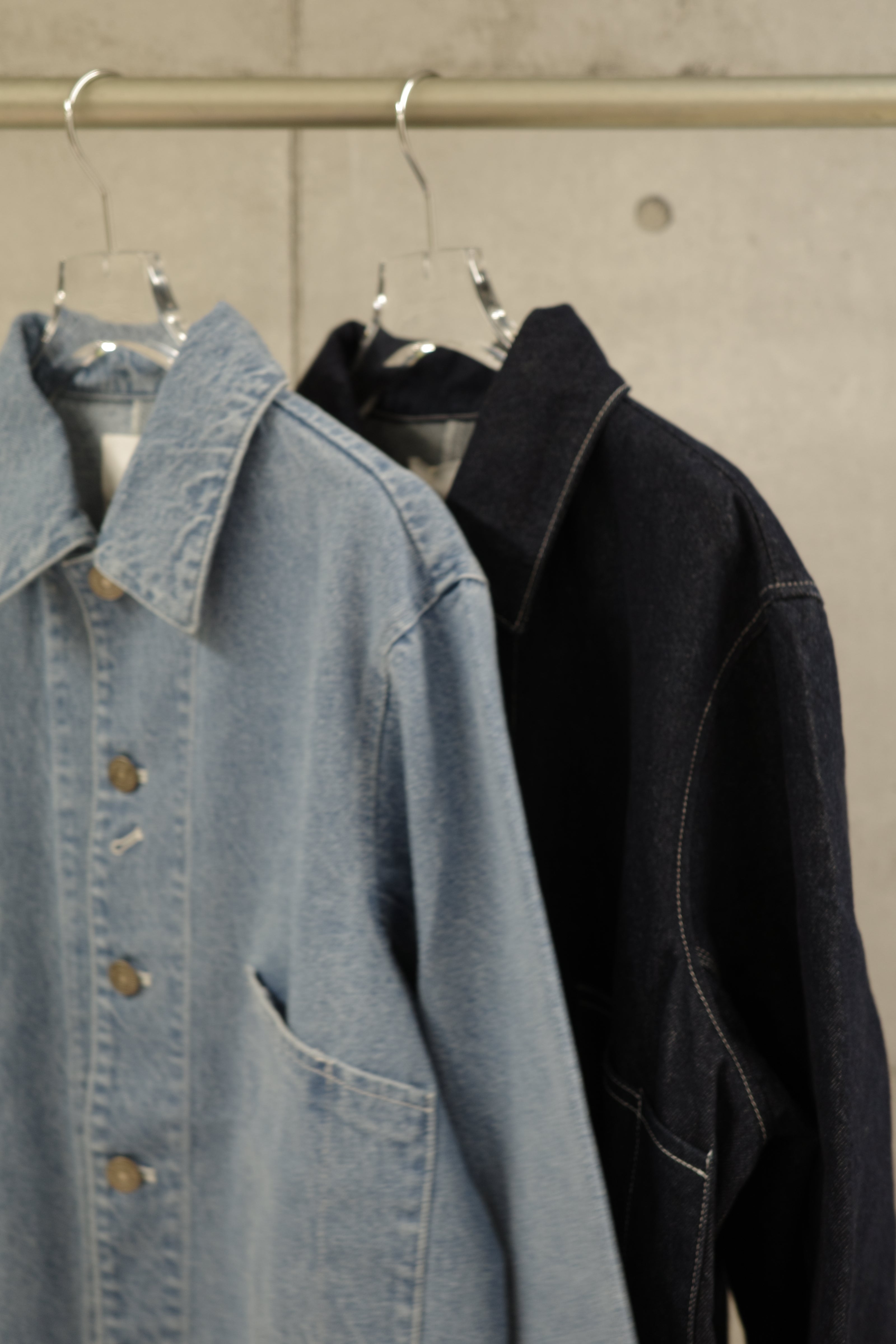 Denim coverall jacket
