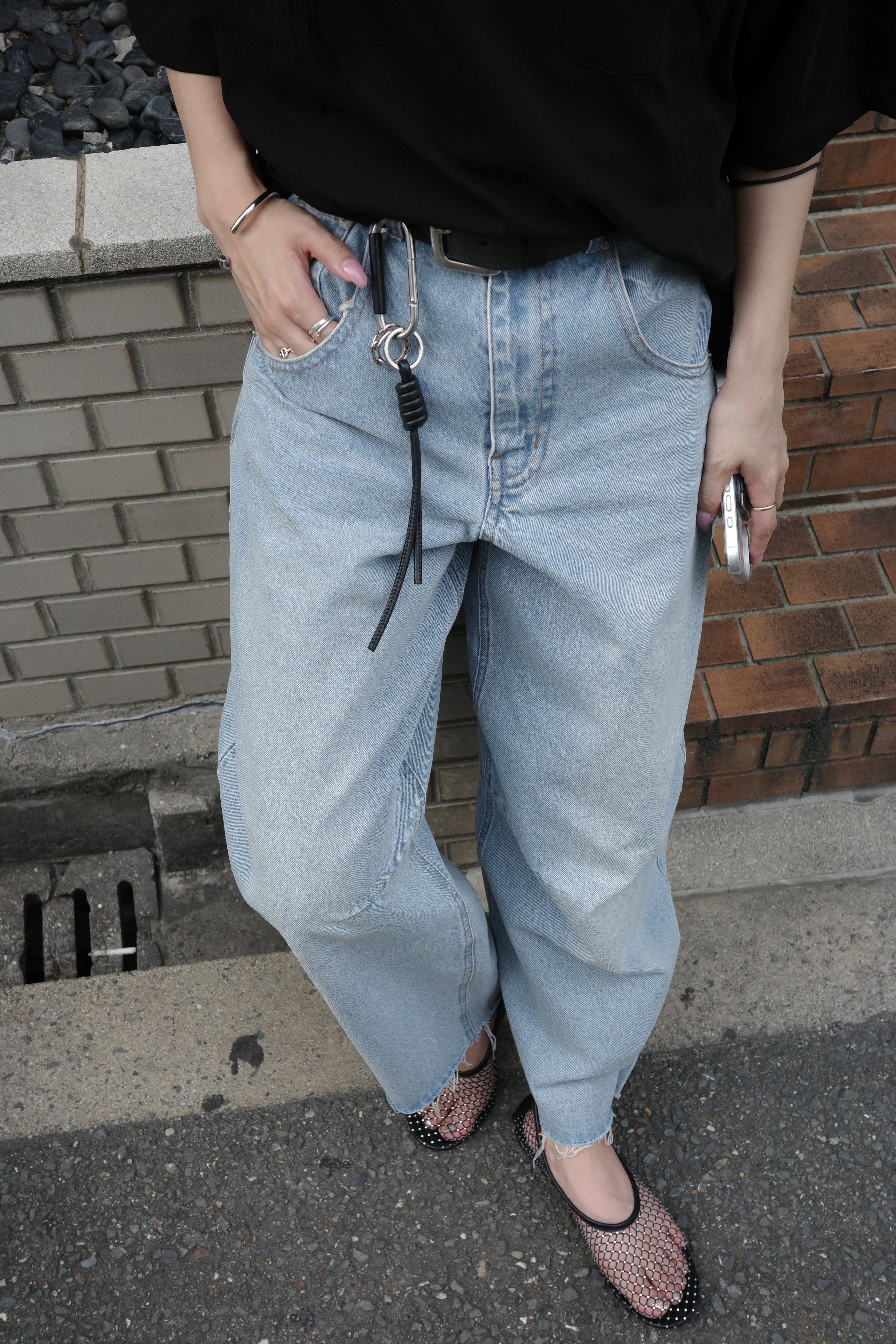 denim curve line