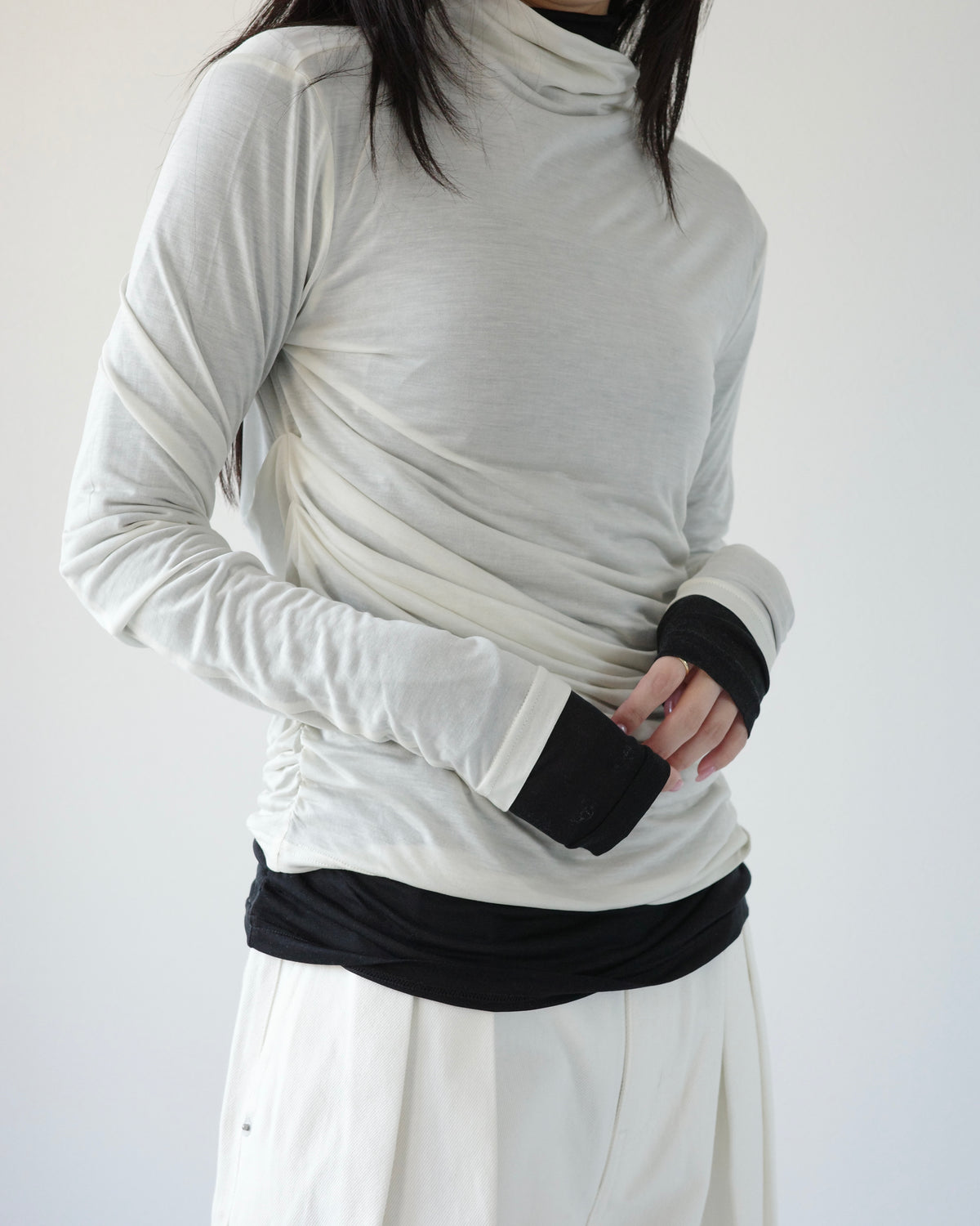 sheer cutsew turtle tops