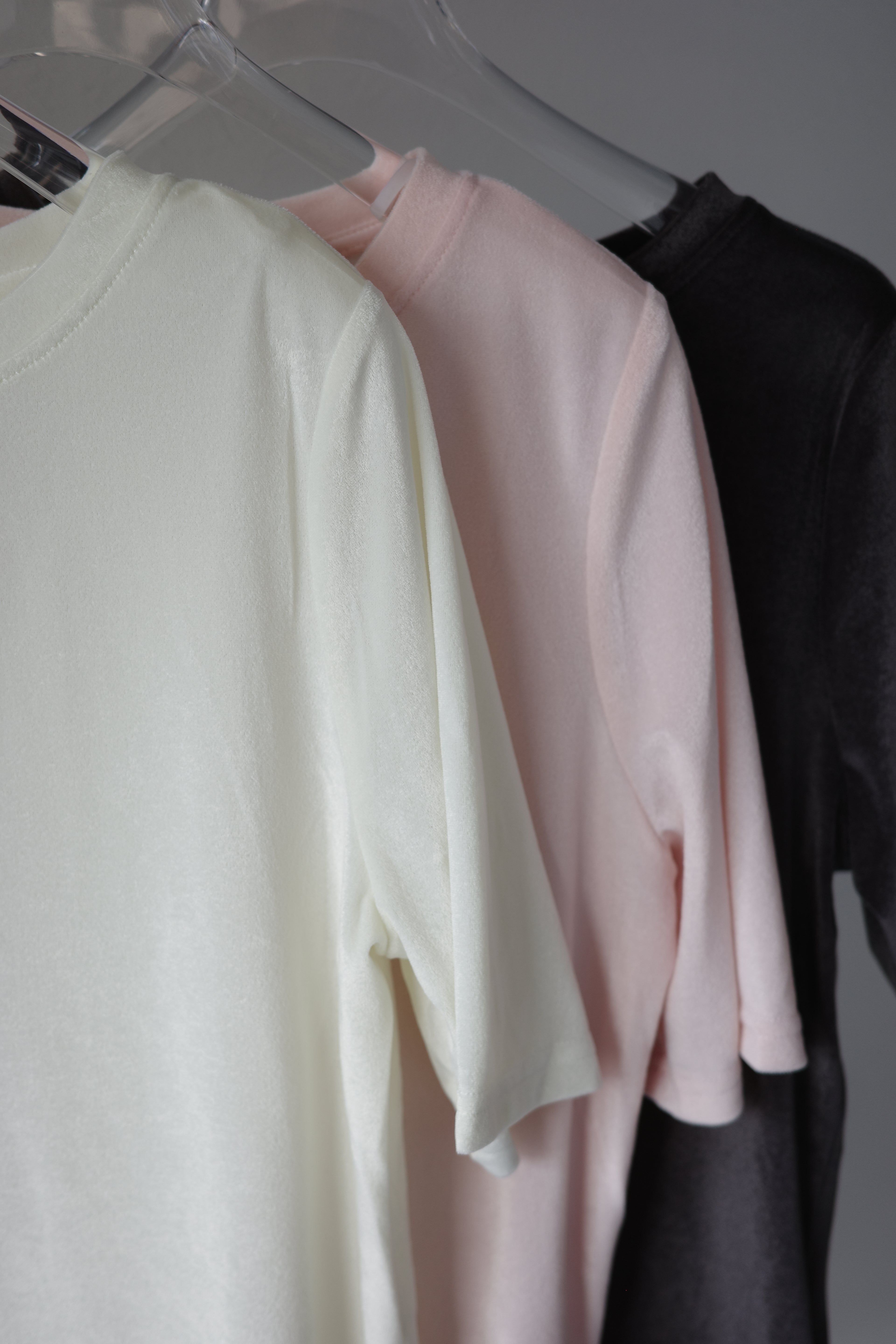 sheer velor tops