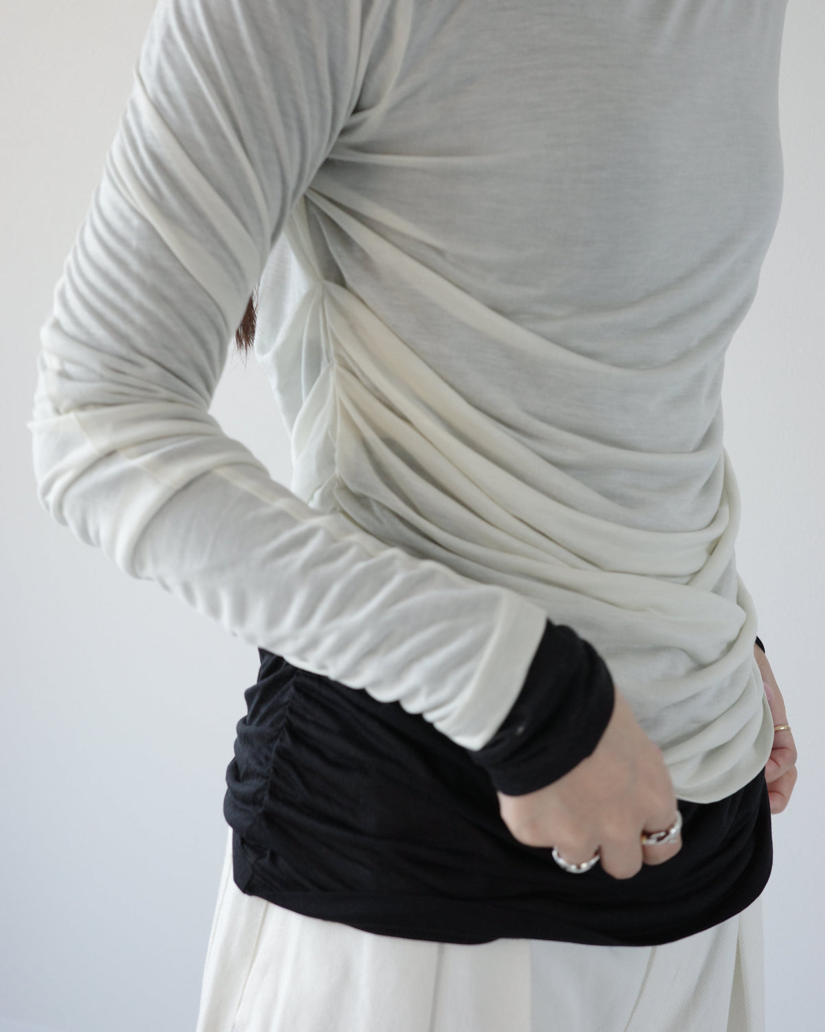 sheer cutsew turtle tops