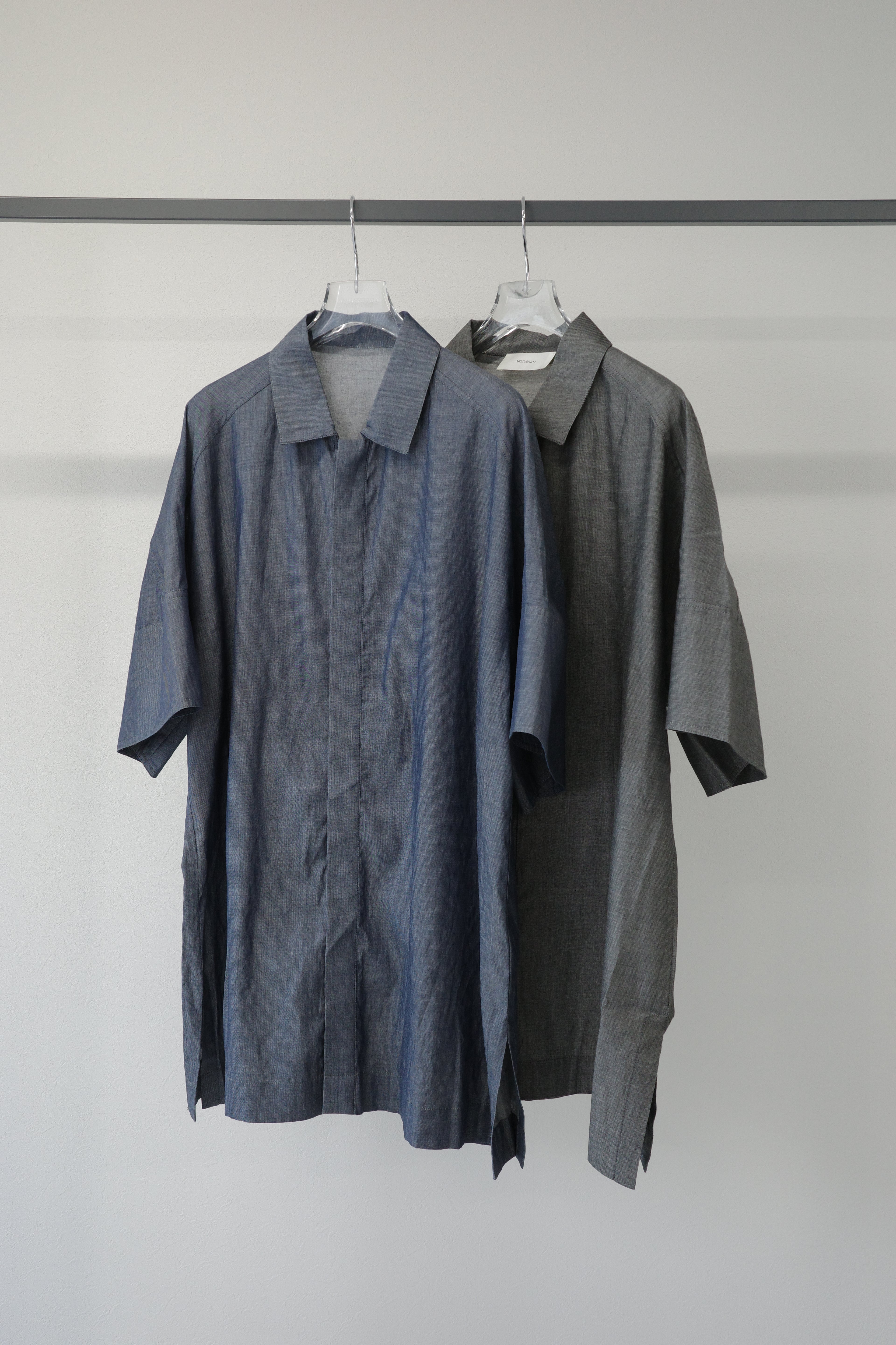 Sheer denim Half sleeve SH