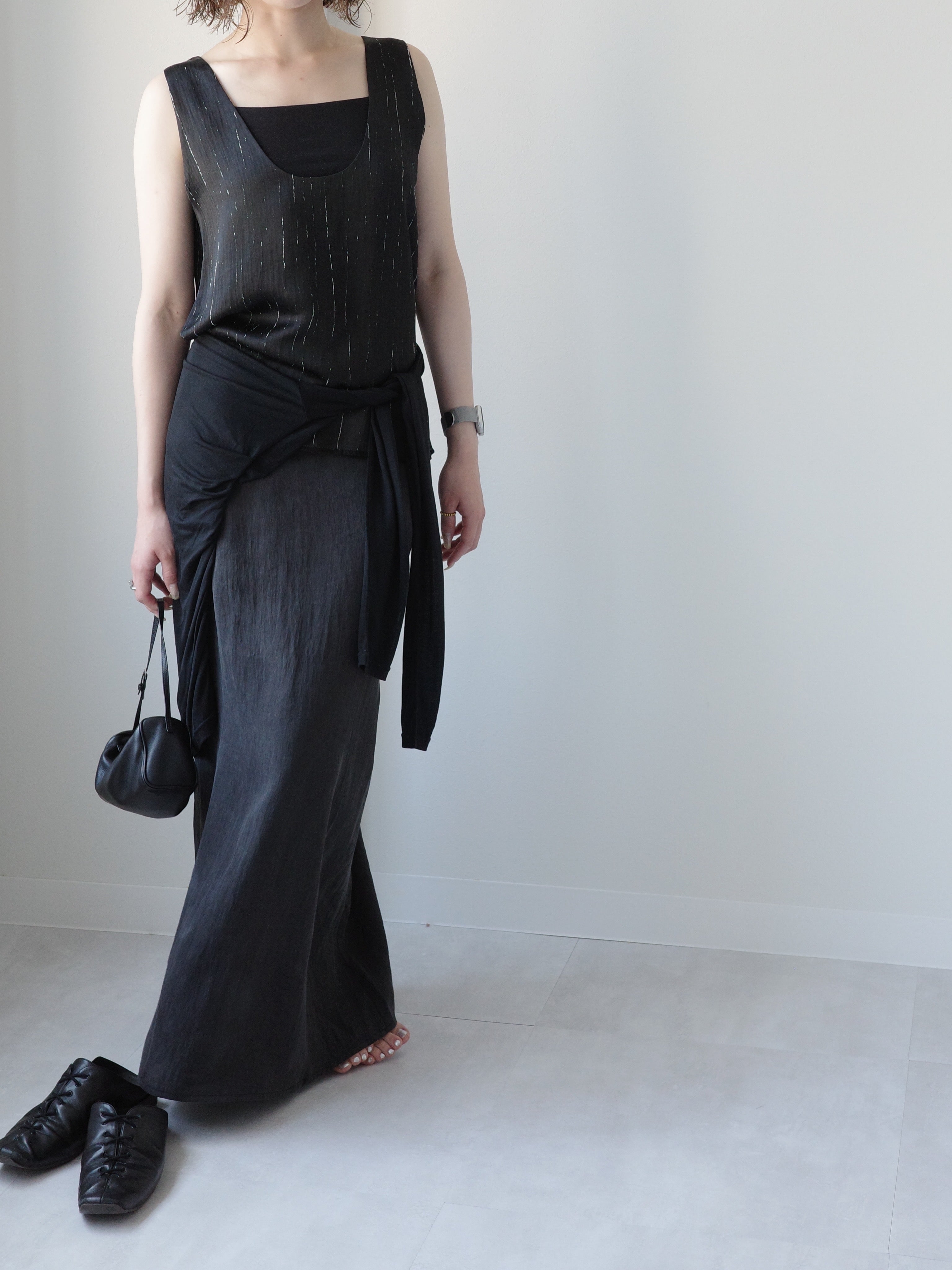 vintage satin mermaid skirt