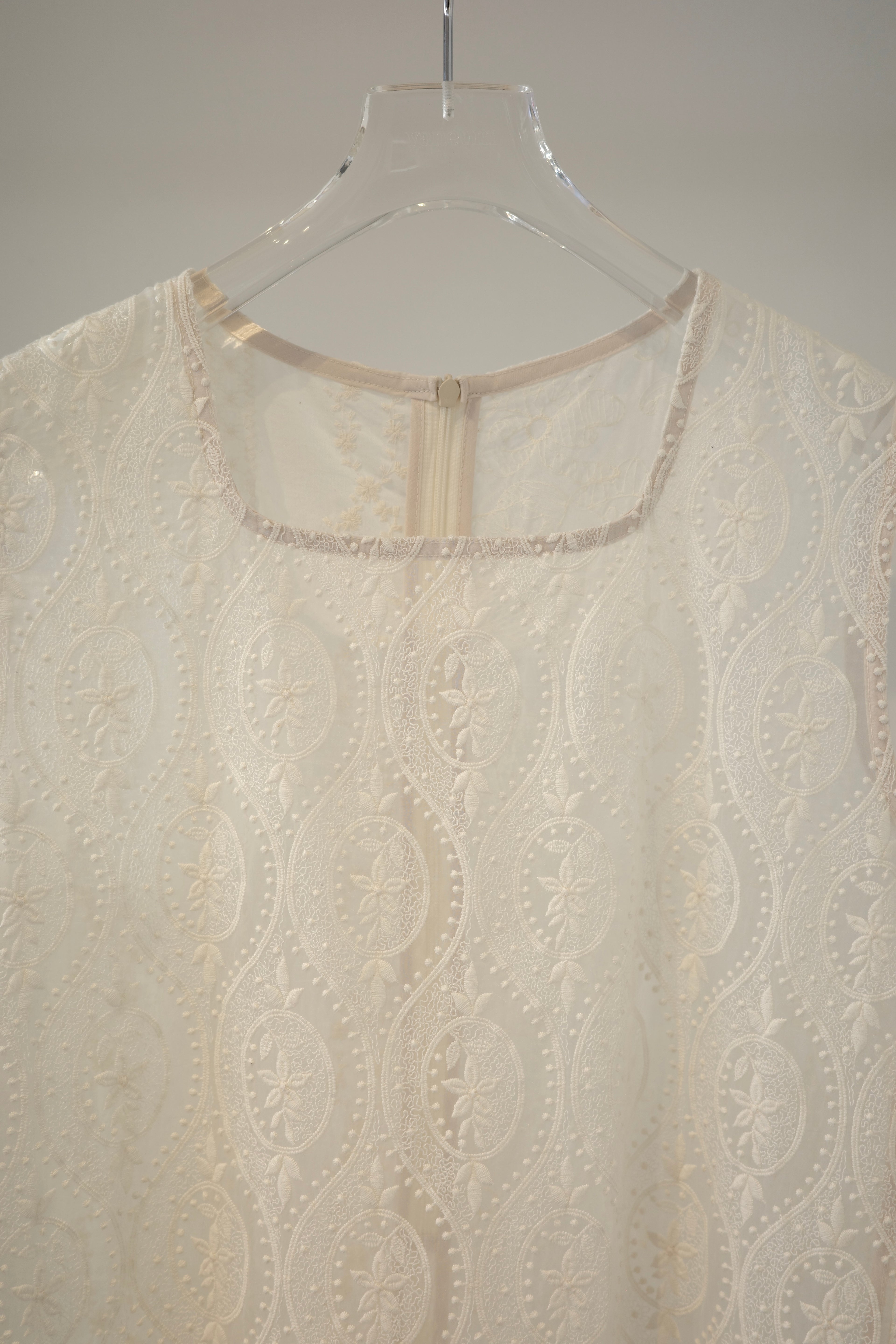 Lace Square Neck Tops