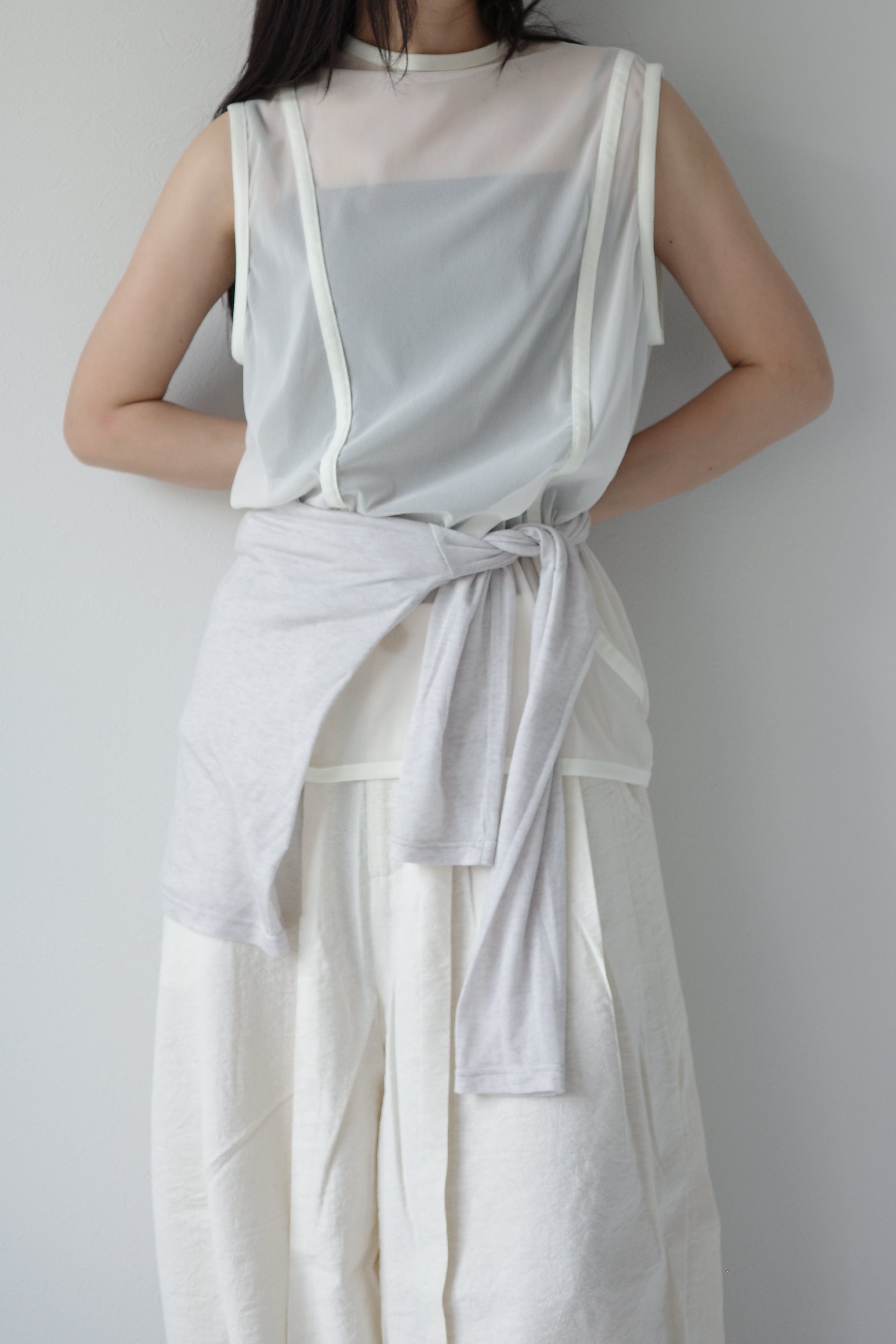 mesh nosleeve top