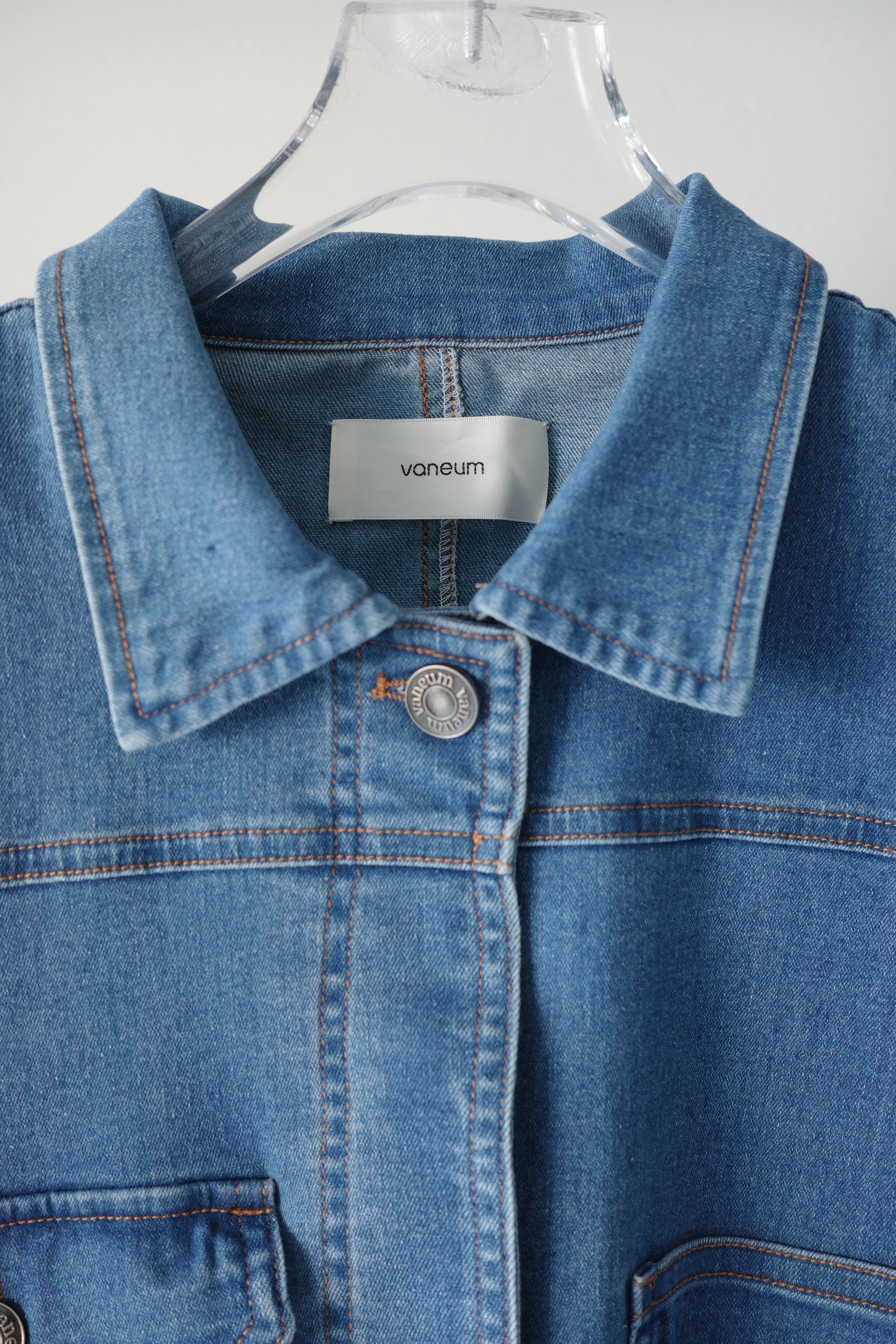 "vaneum" stretch denim overalls
