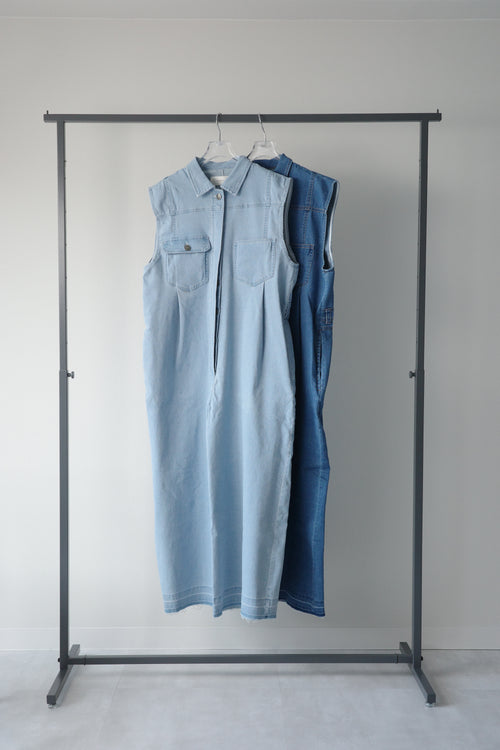 "vaneum" stretch denim overalls