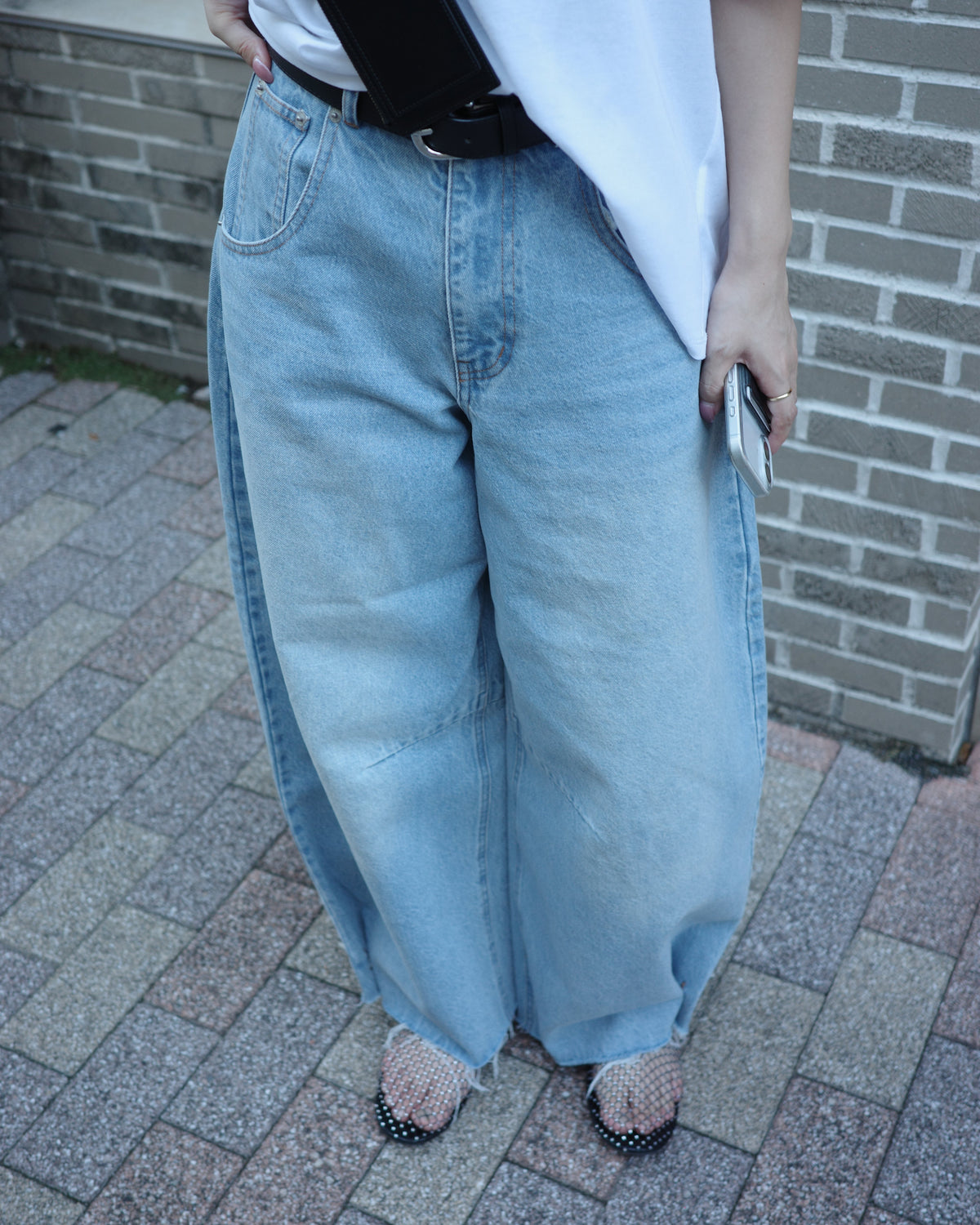 denim curve line