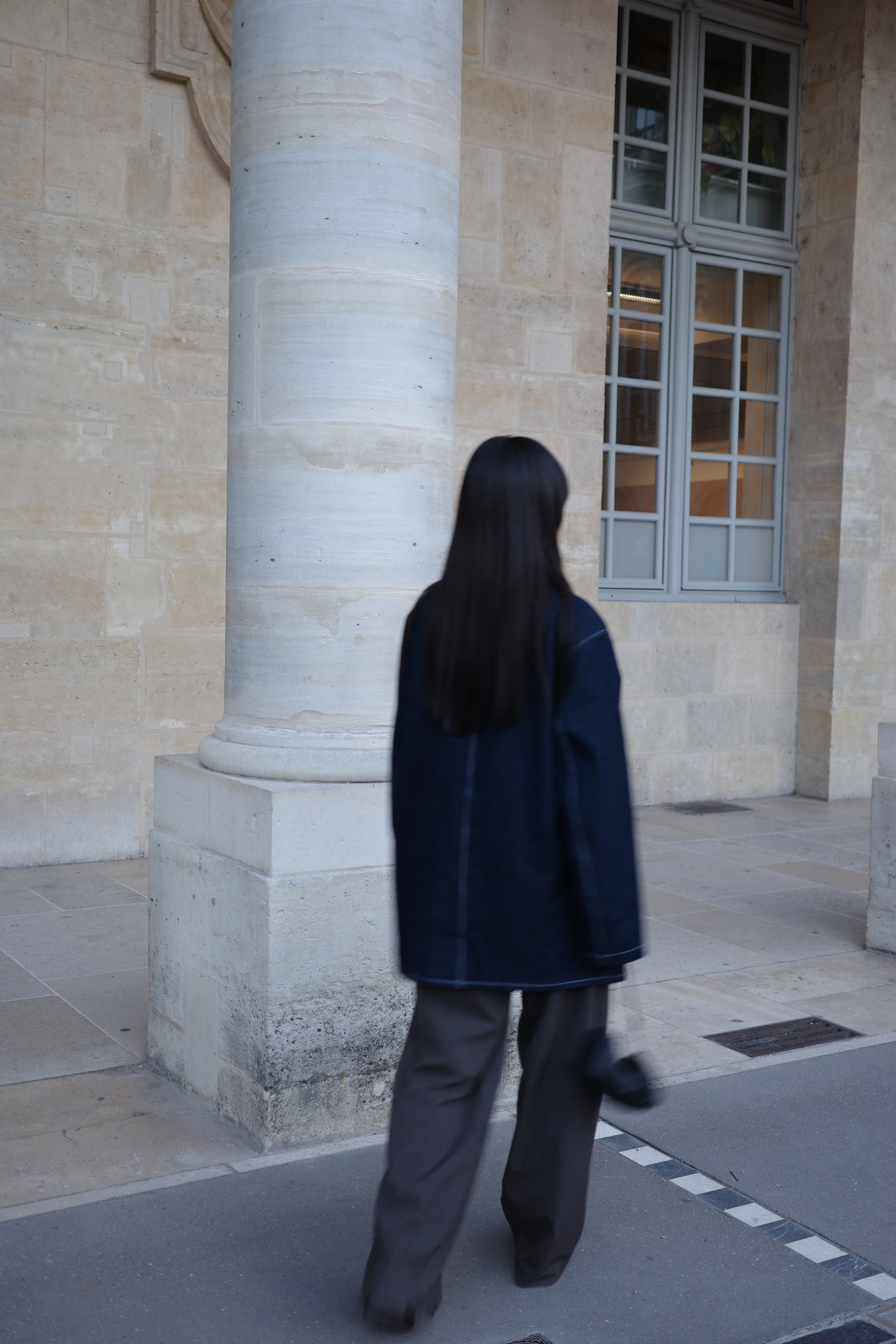 Denim coverall jacket