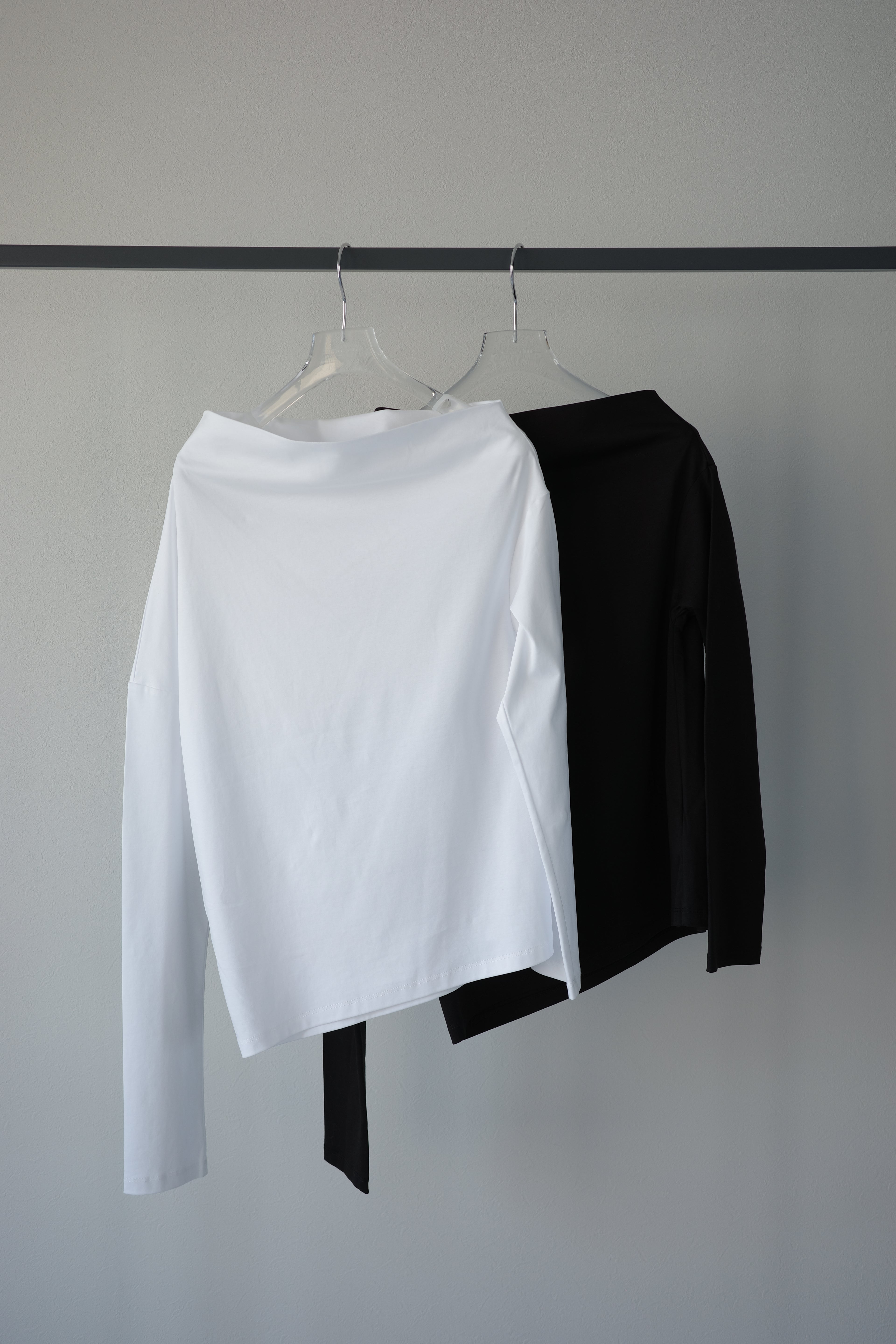 sloped shoulder tops