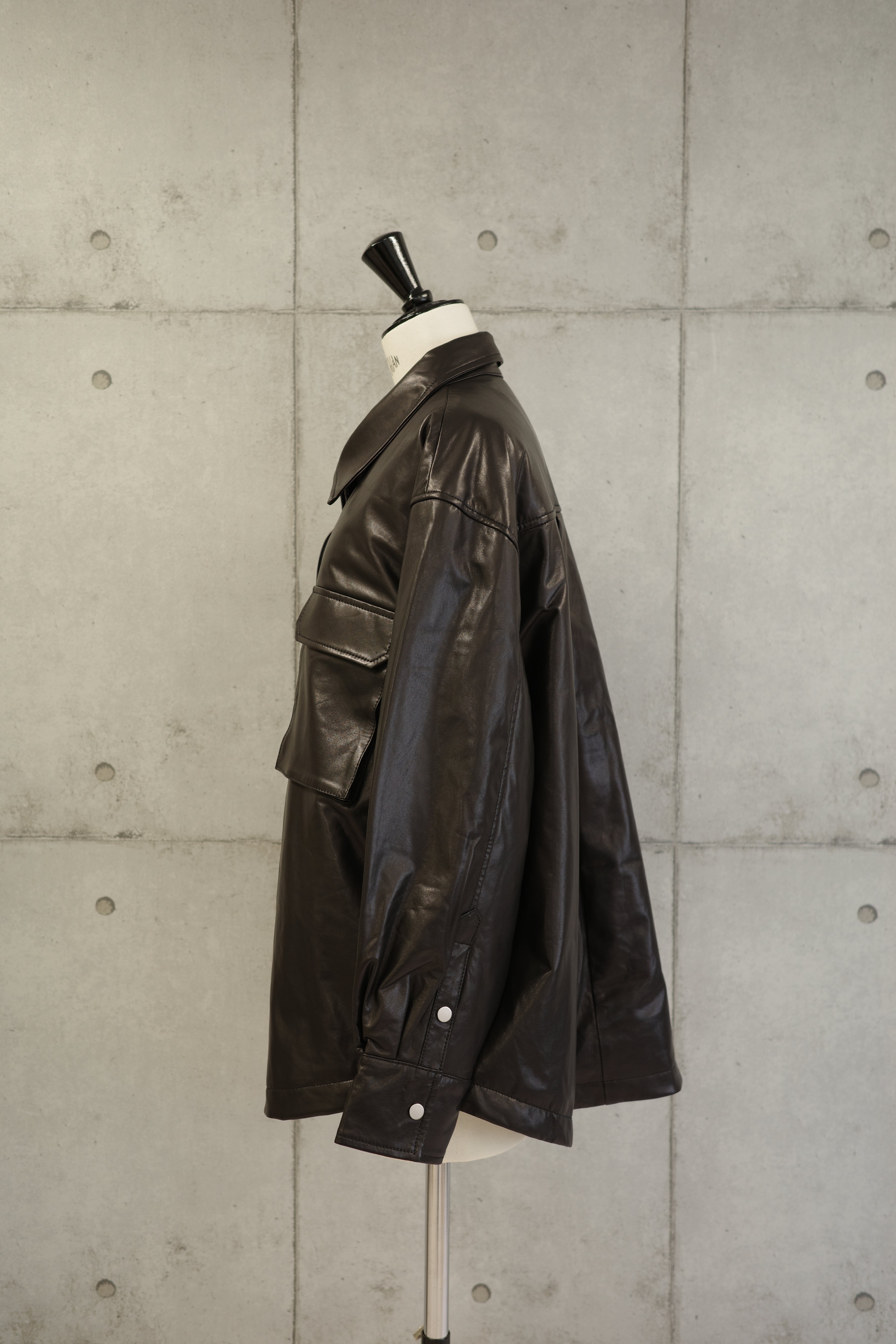 Real leather shirts outer