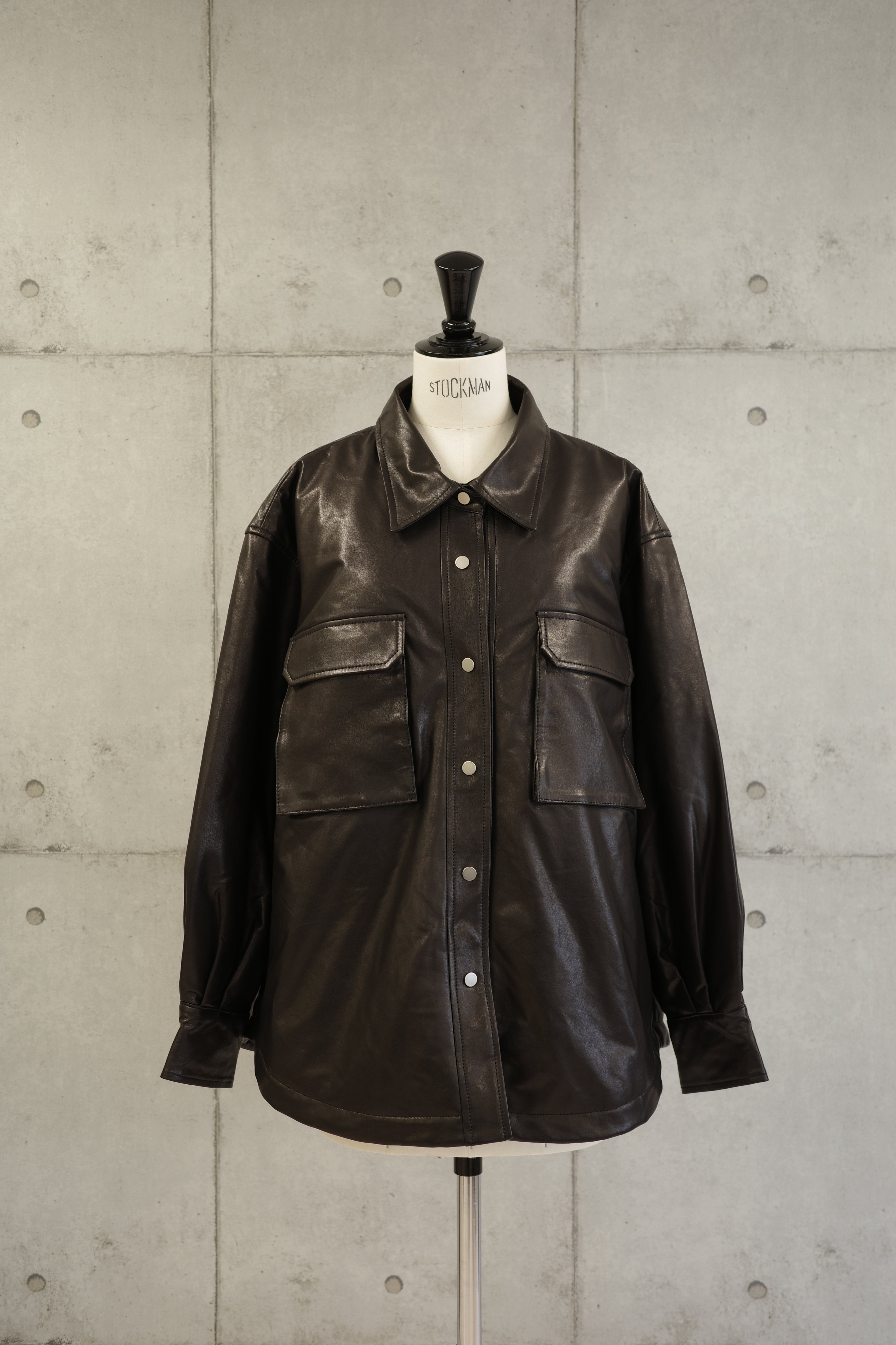 Real leather shirts outer