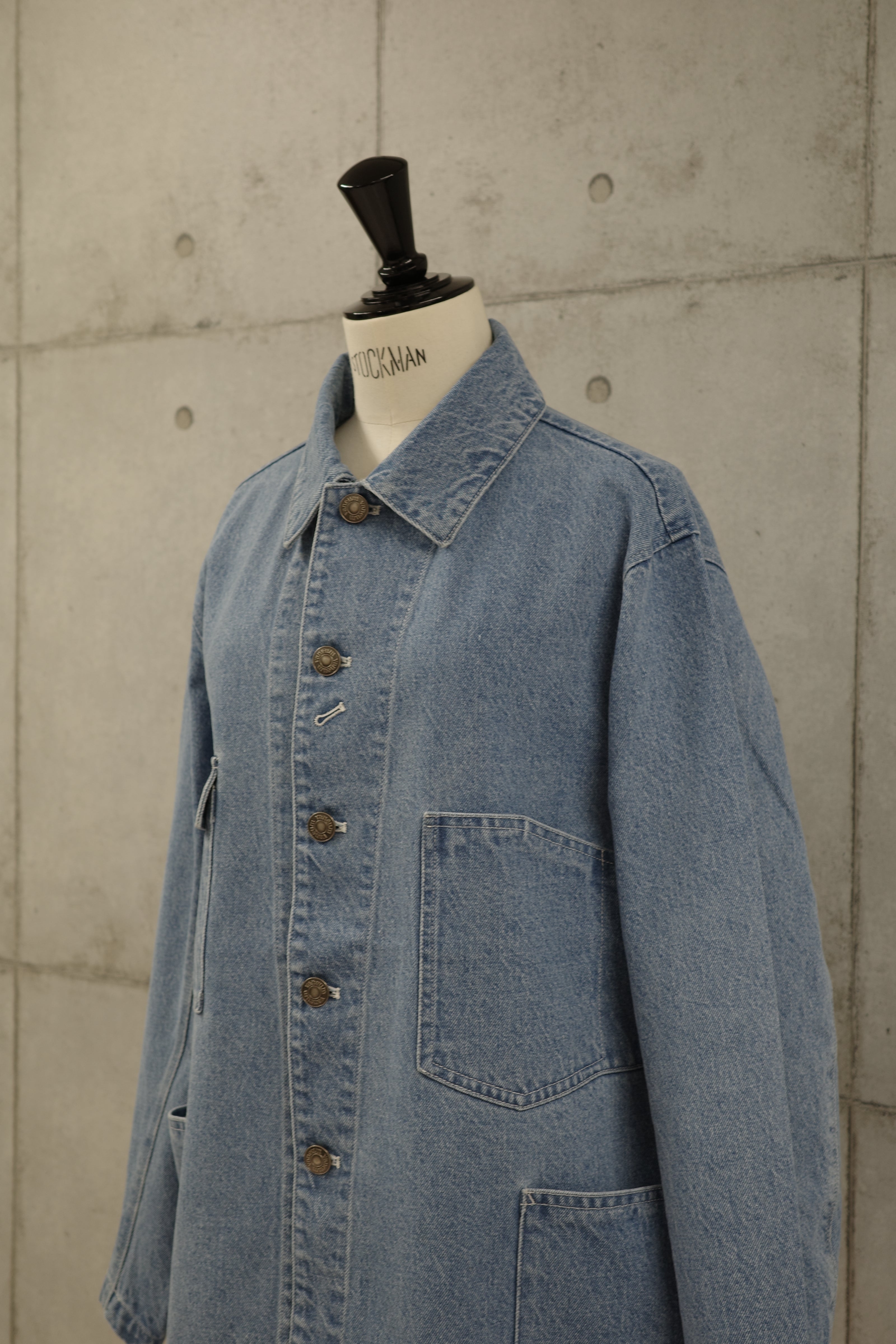 Denim coverall jacket