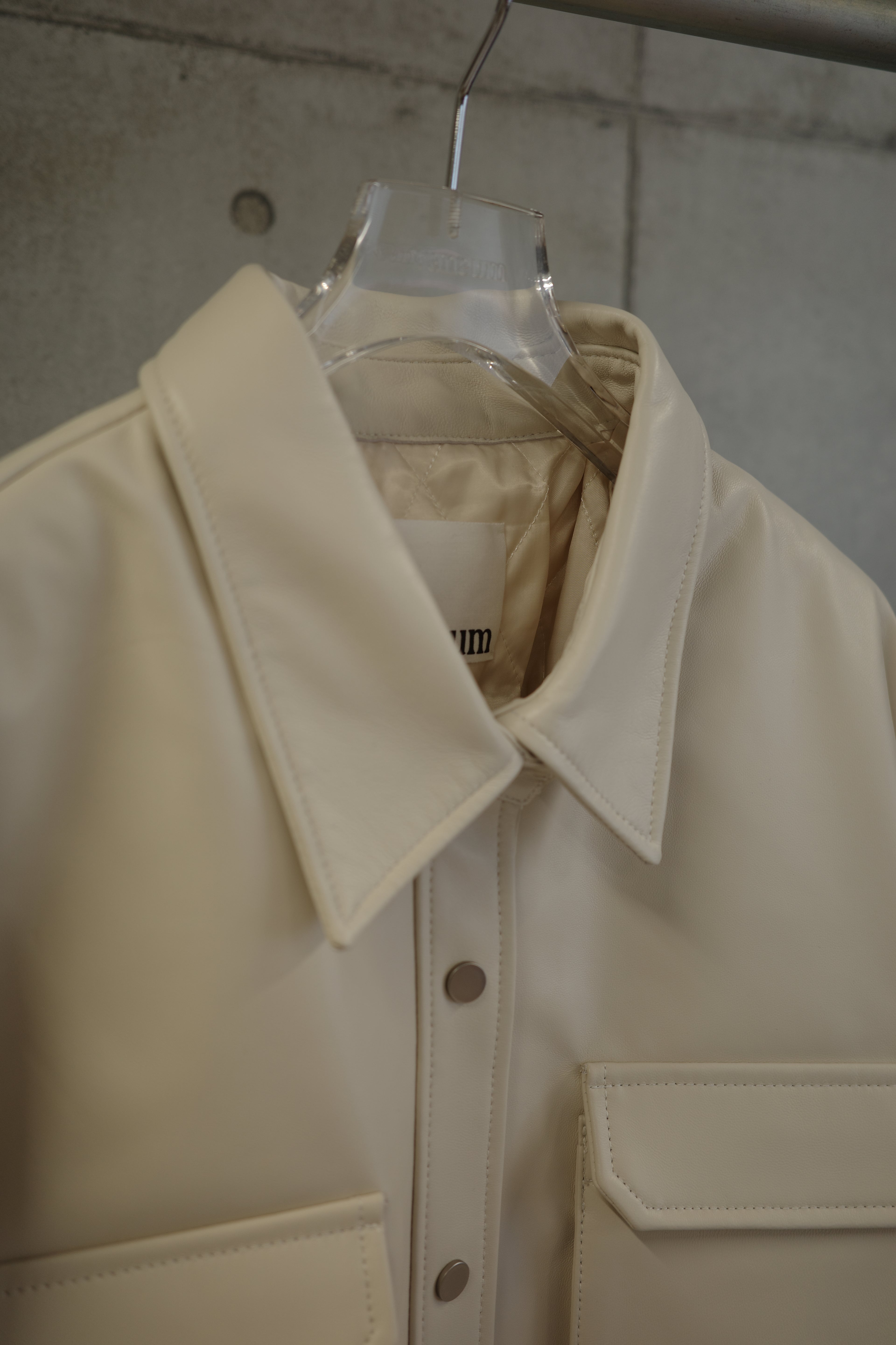 Real leather shirts outer