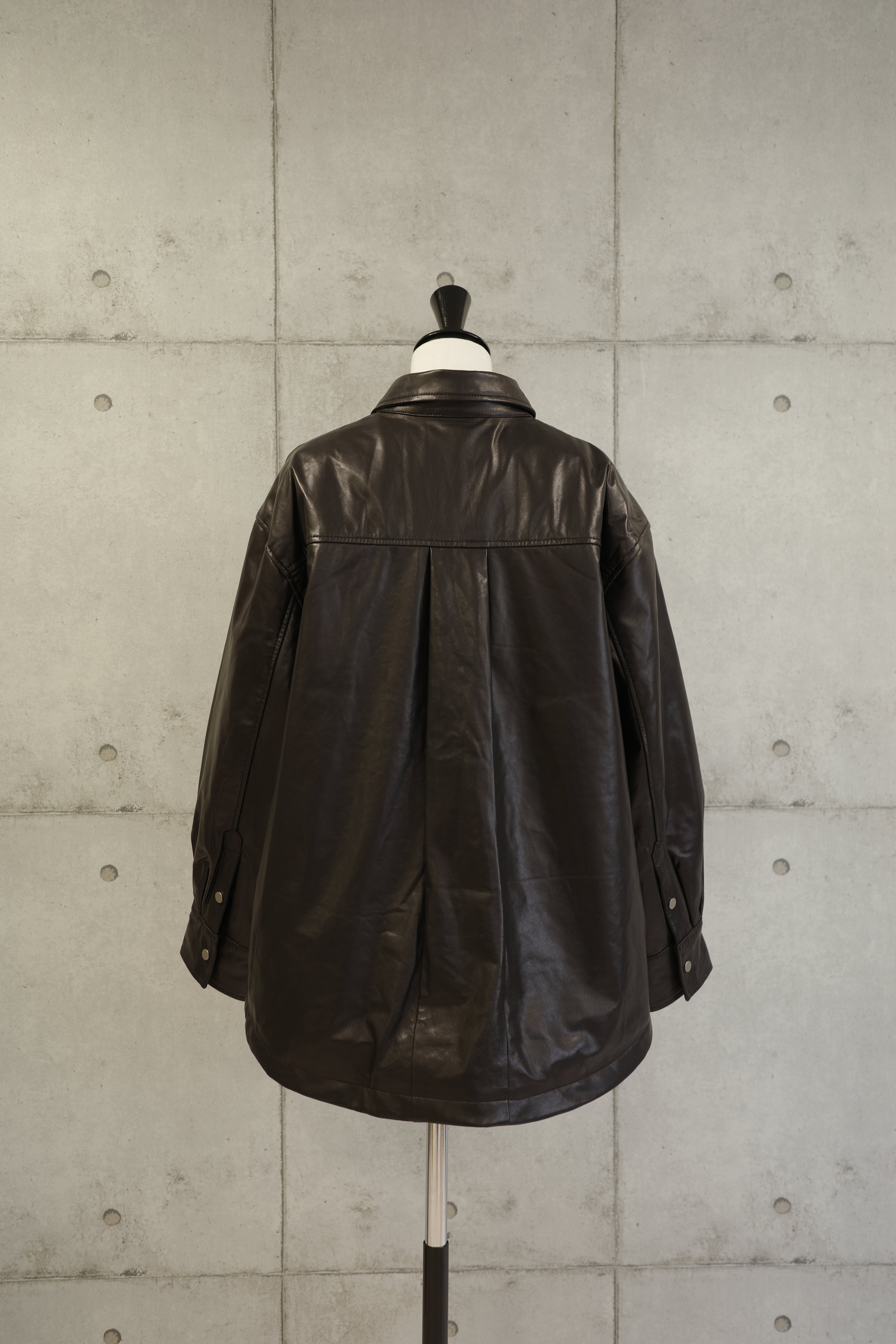 Real leather shirts outer