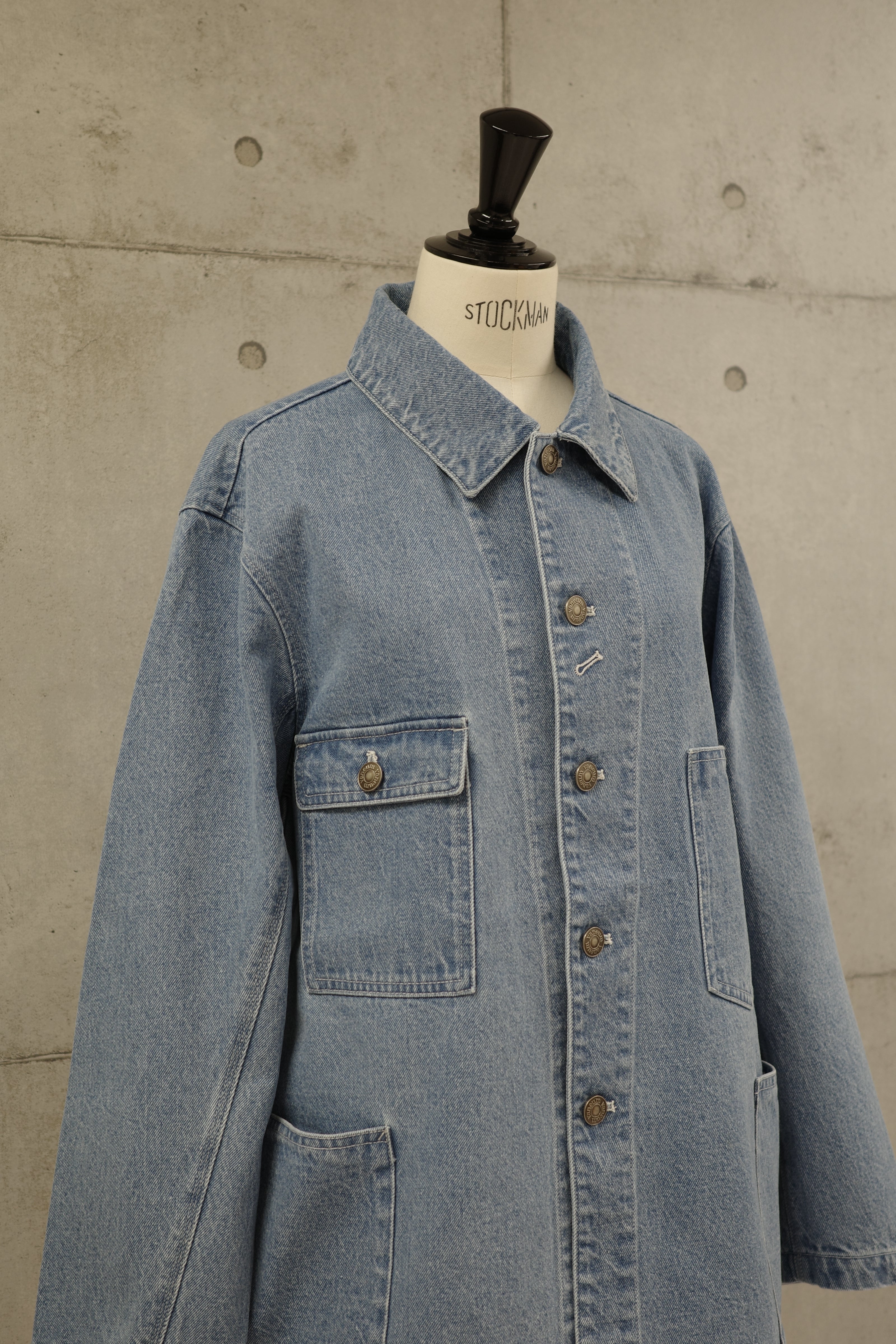 Denim coverall jacket