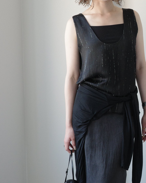 2way satin vest