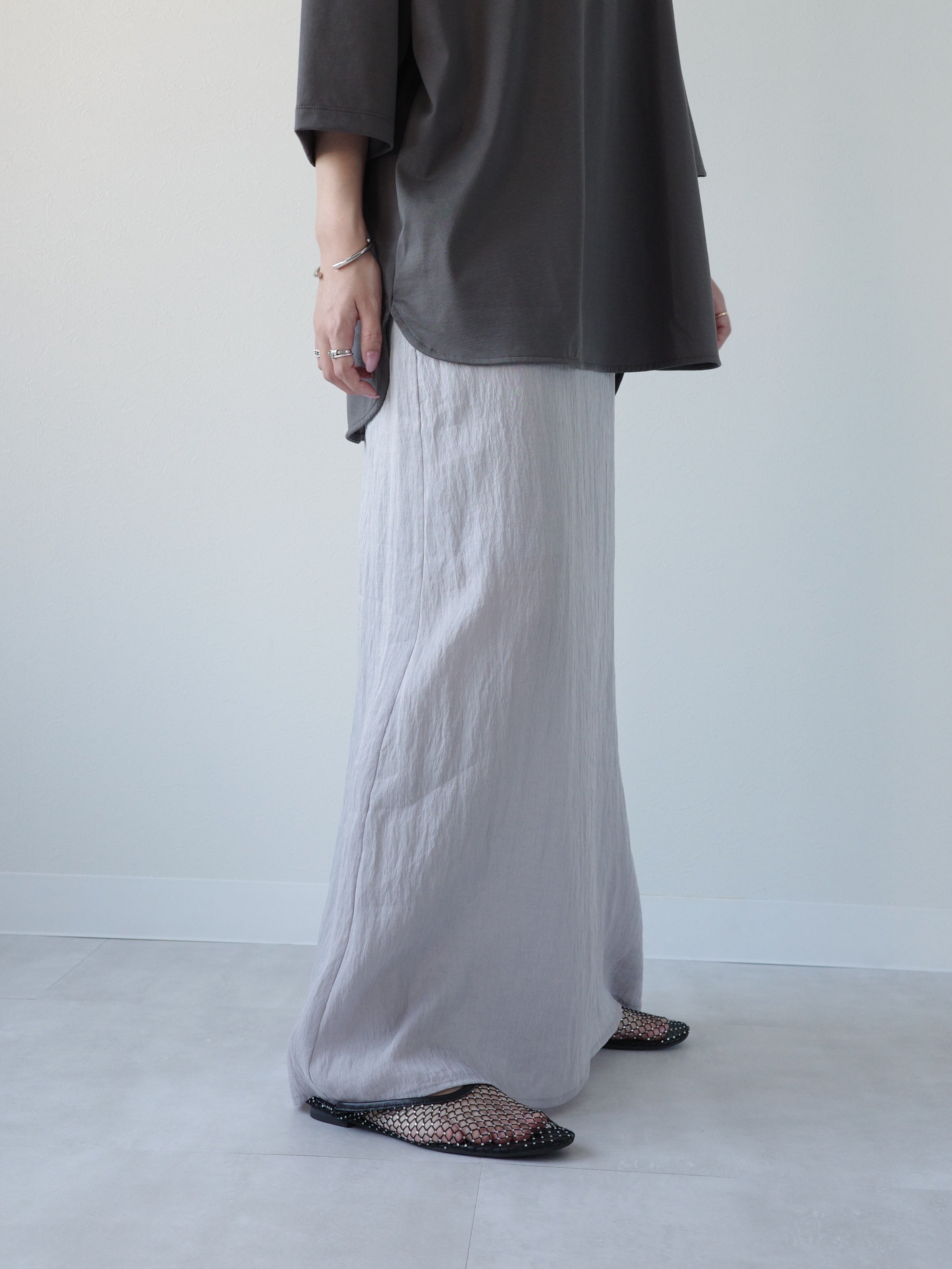 vintage satin mermaid skirt