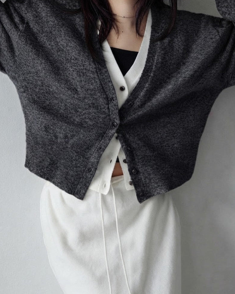 Short Knit Cardigan