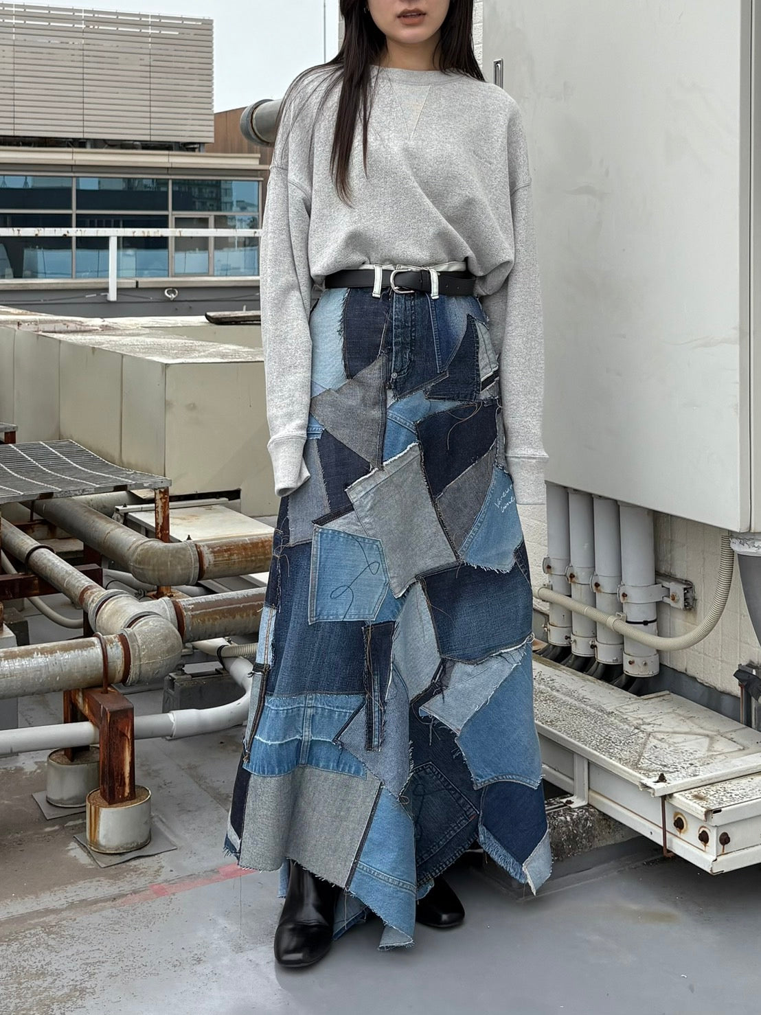 Vaneum＿Vintageシリーズ  900000I　デニムスカート