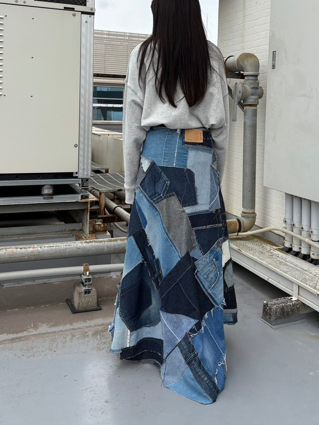 Vaneum＿Vintageシリーズ  900000I　デニムスカート