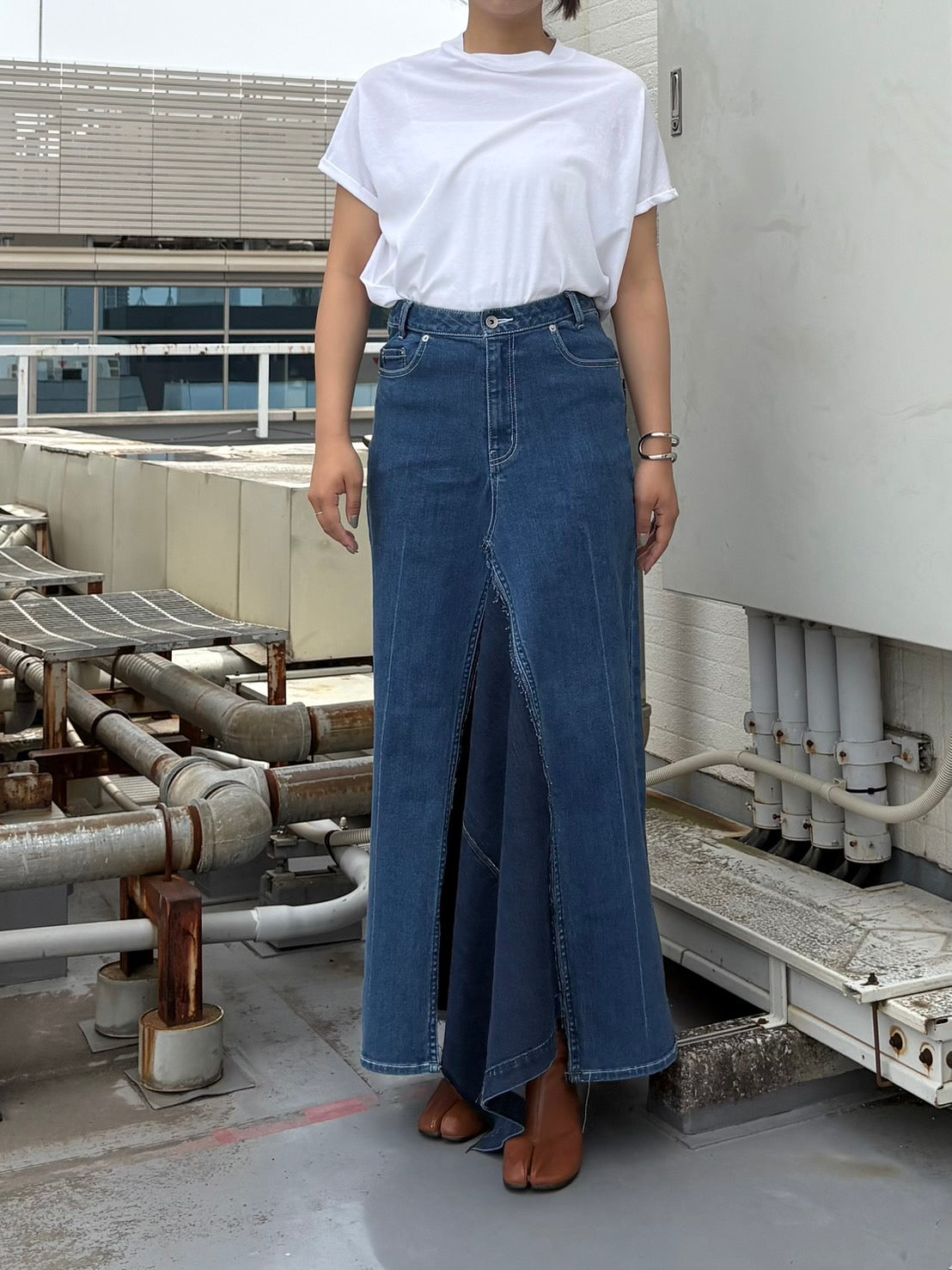 Vaneum＿Vintageシリーズ  900000Y　デニムスカート