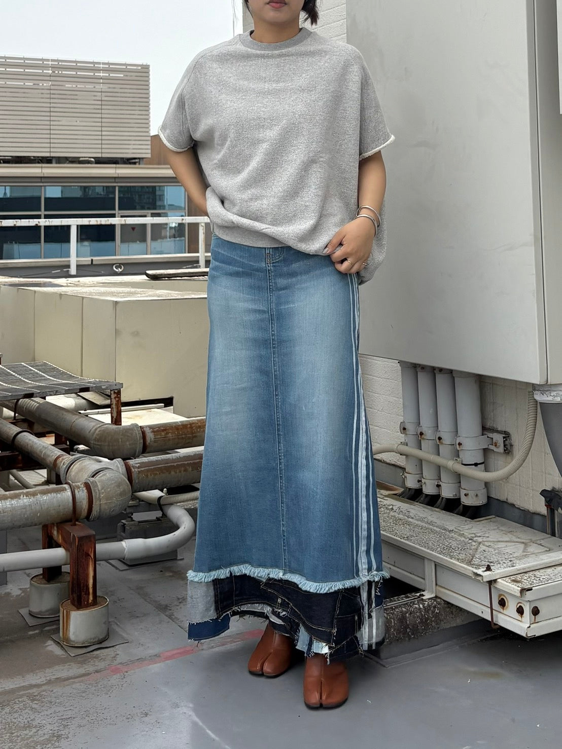 Vaneum＿Vintageシリーズ  900000W　デニムスカート