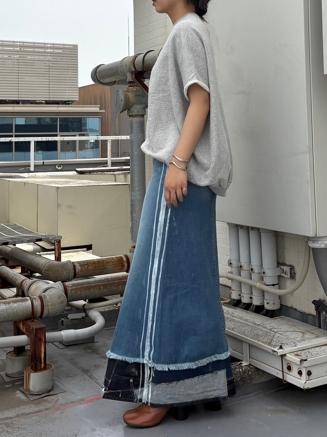 Vaneum＿Vintageシリーズ  900000W　デニムスカート