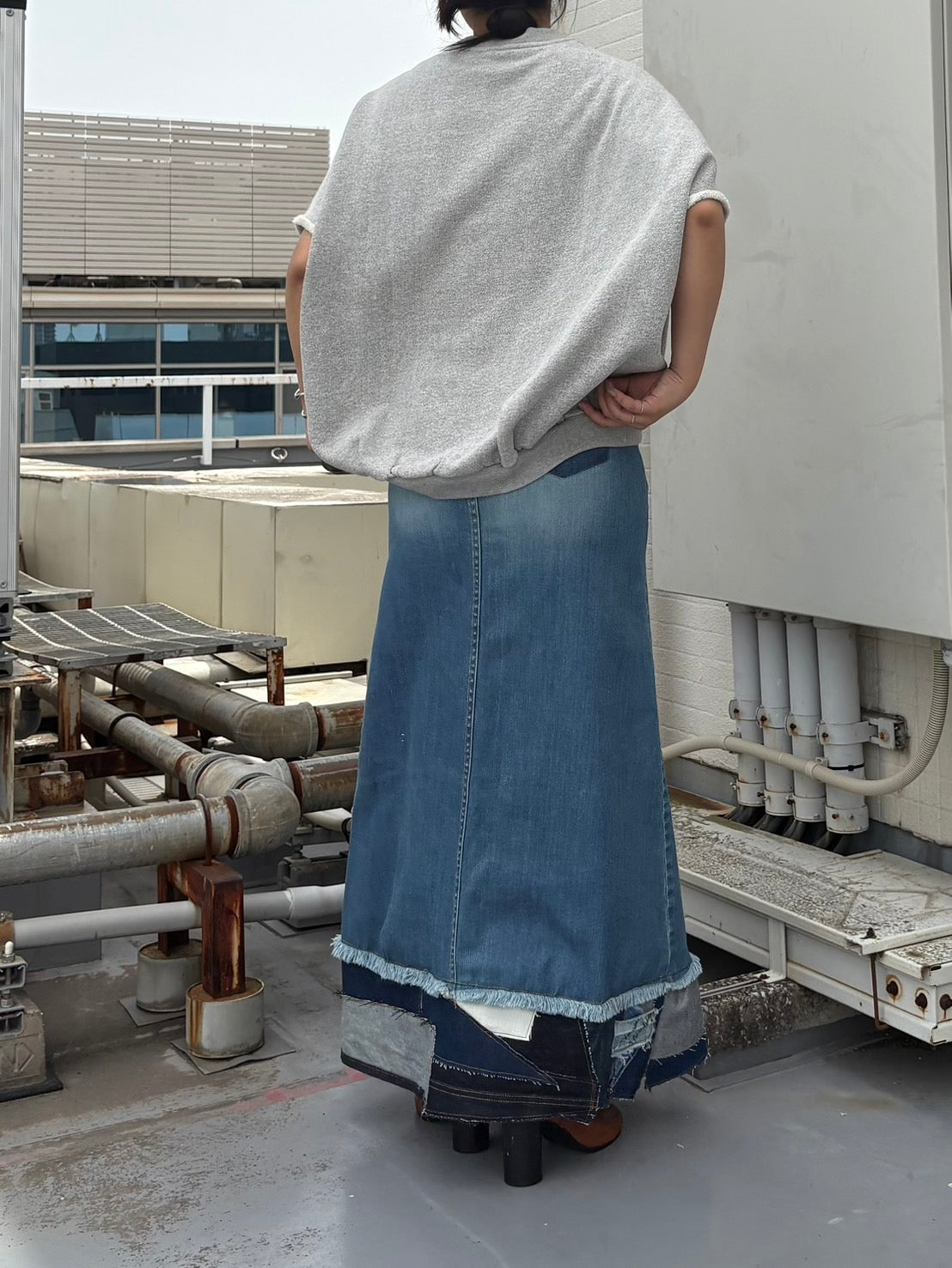 Vaneum＿Vintageシリーズ  900000W　デニムスカート