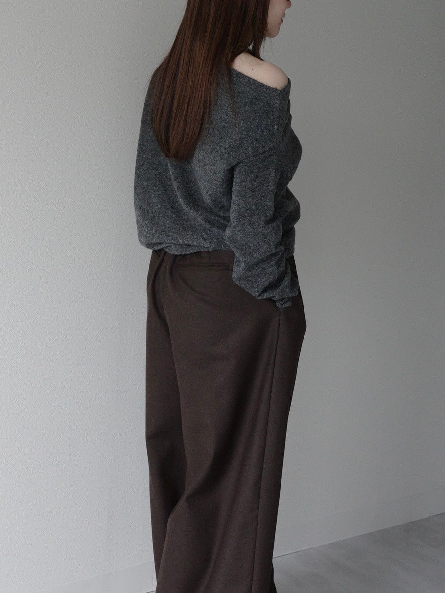 One Shoulder Knit Top