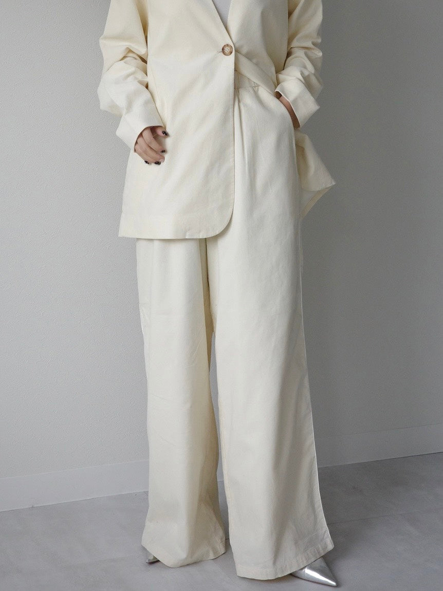 CORDUROY WIDE PANTS