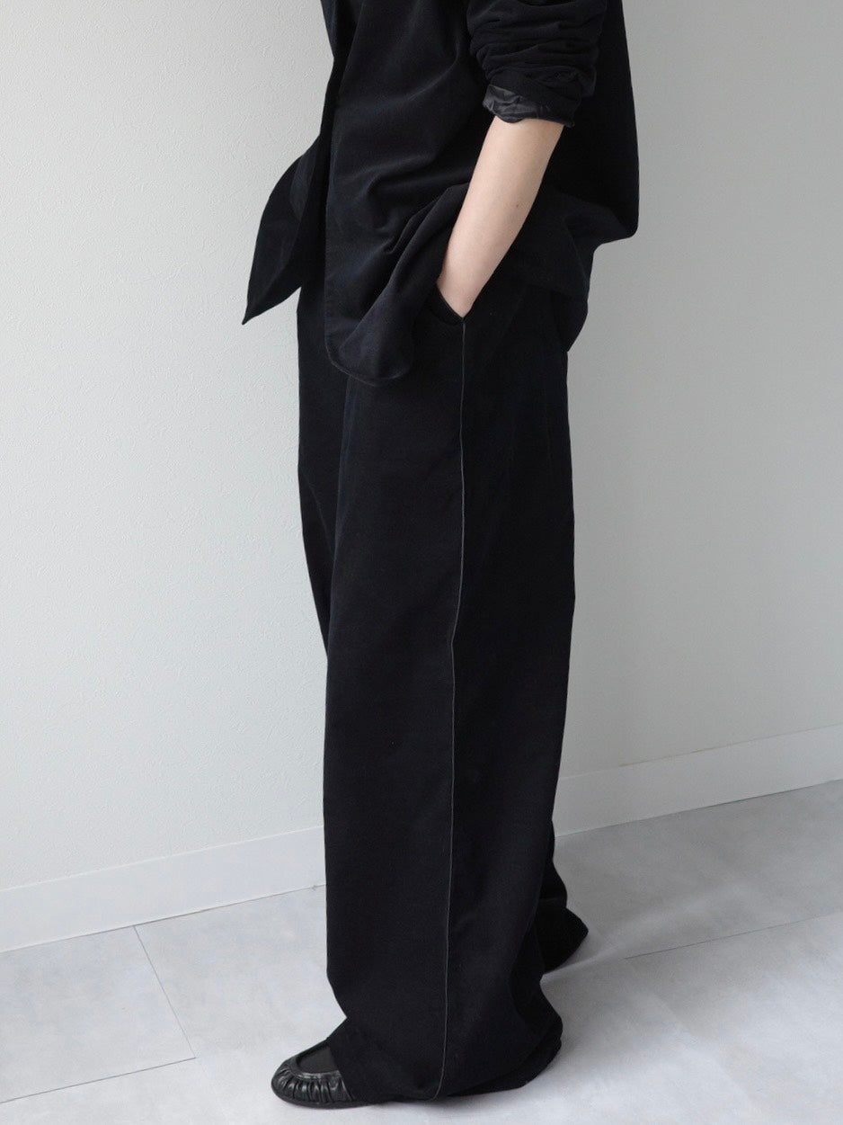 CORDUROY WIDE PANTS