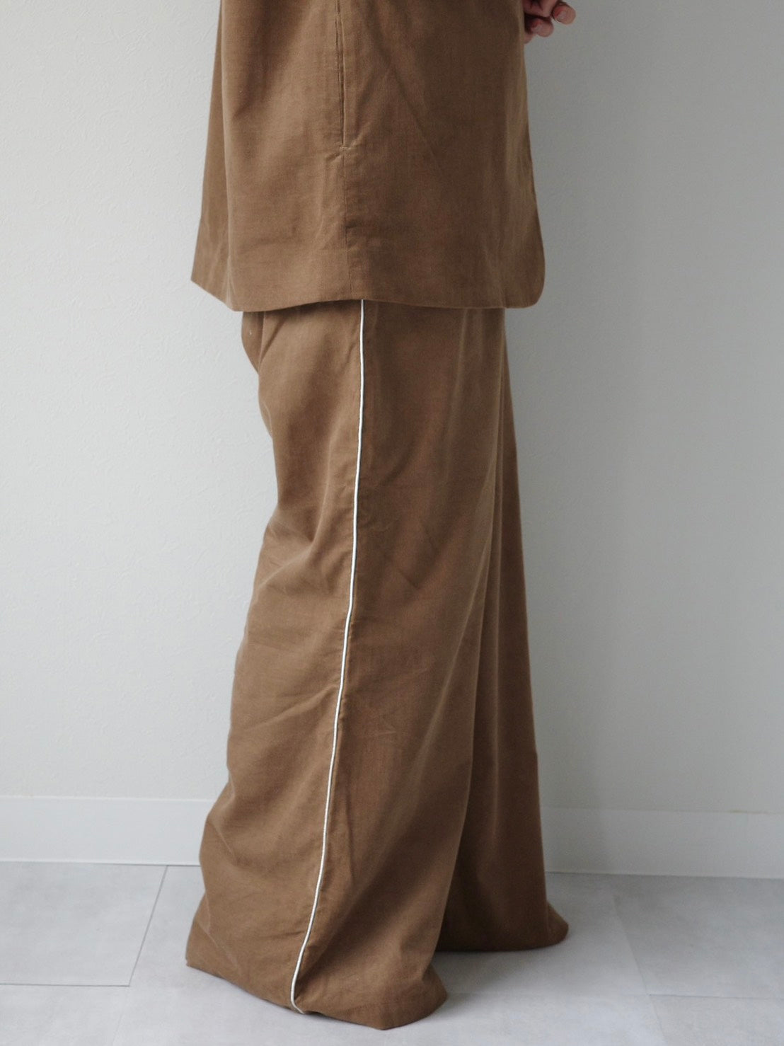 CORDUROY WIDE PANTS