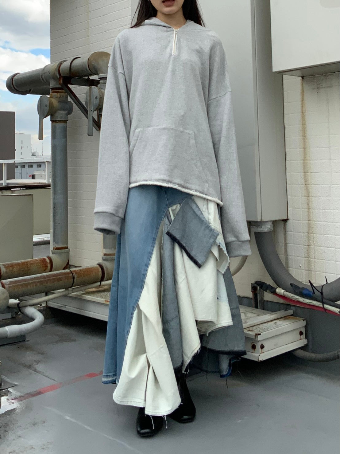 Vaneum＿Vintageシリーズ 900000O デニムスカート