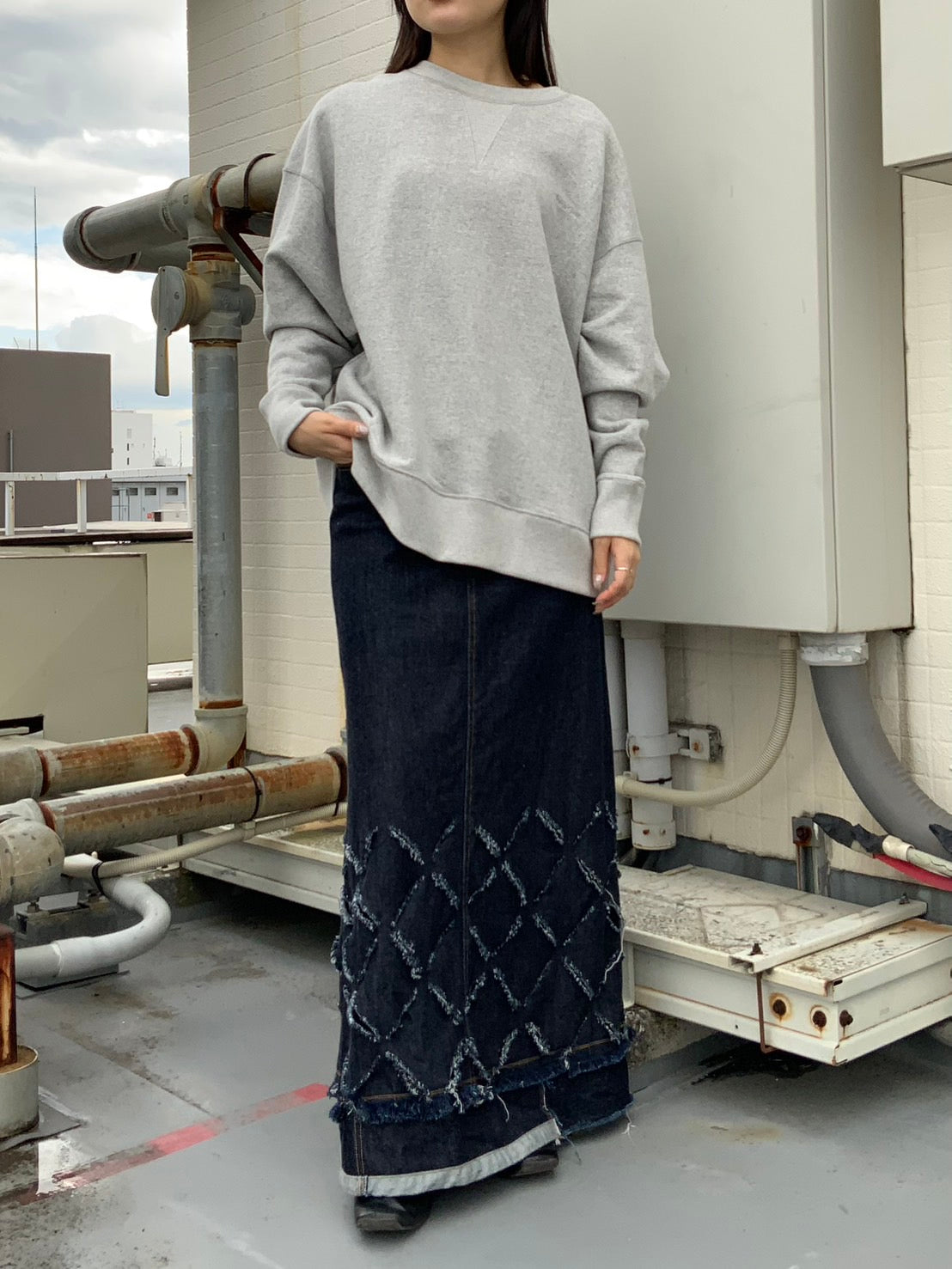 Vaneum＿Vintageシリーズ  900000J　デニムスカート