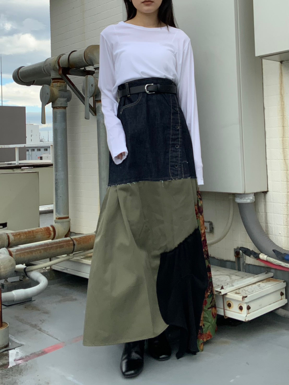 Vaneum＿Vintageシリーズ  900000Q　デニムスカート