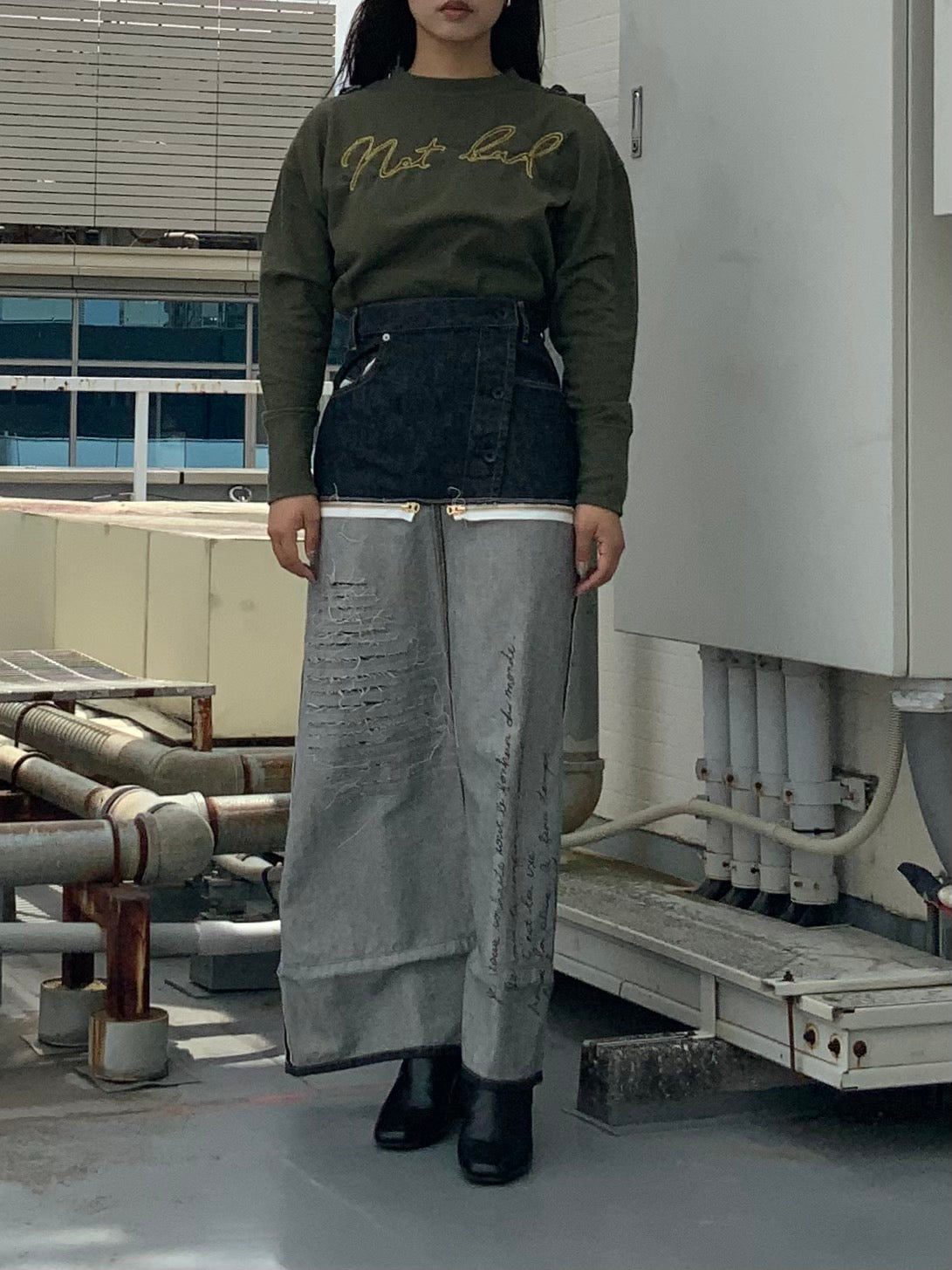 Vaneum＿Vintageシリーズ　900001E 　デニムスカート