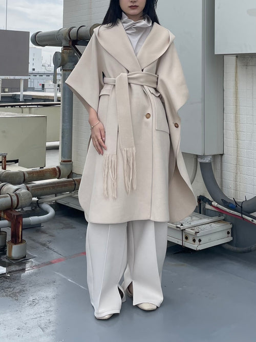 Cashmere brend poncho coat