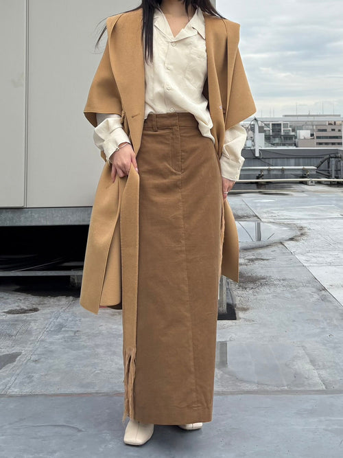 Cashmere brend poncho coat