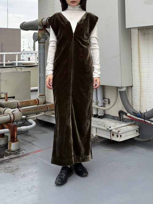 2WAY VELOUR DRESS　